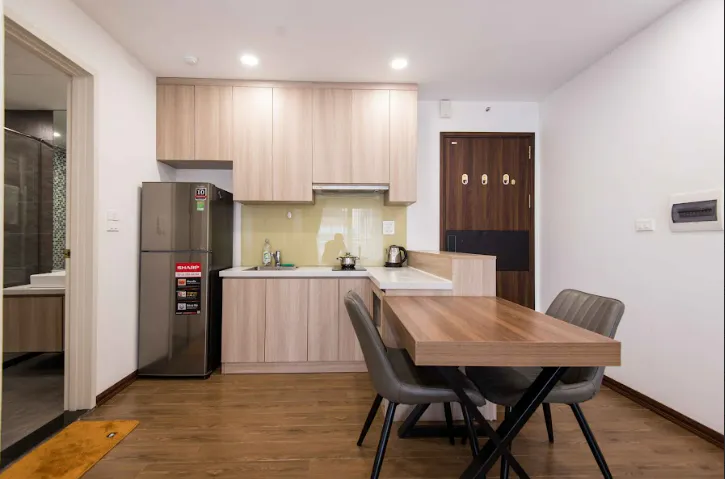 Luxury beach resort at sunset