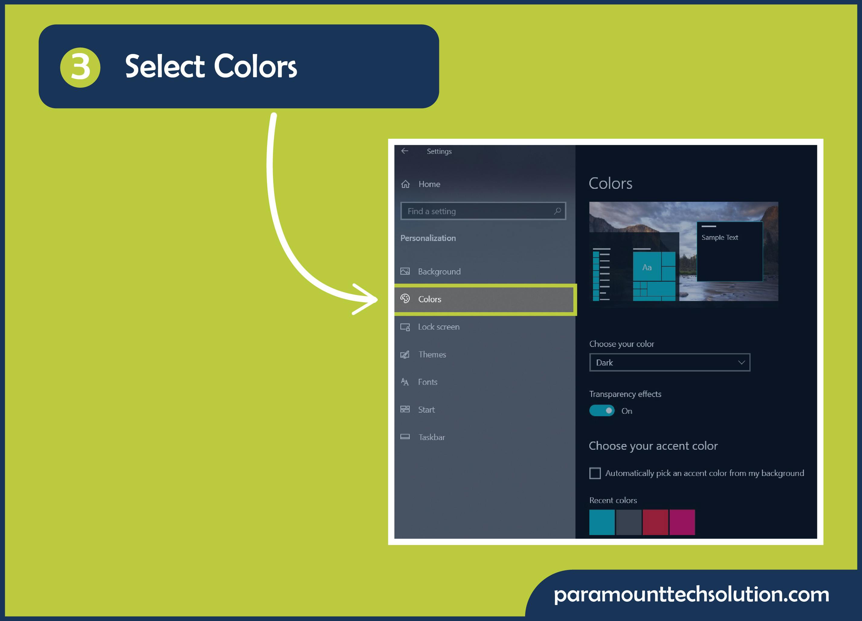 Select Colors