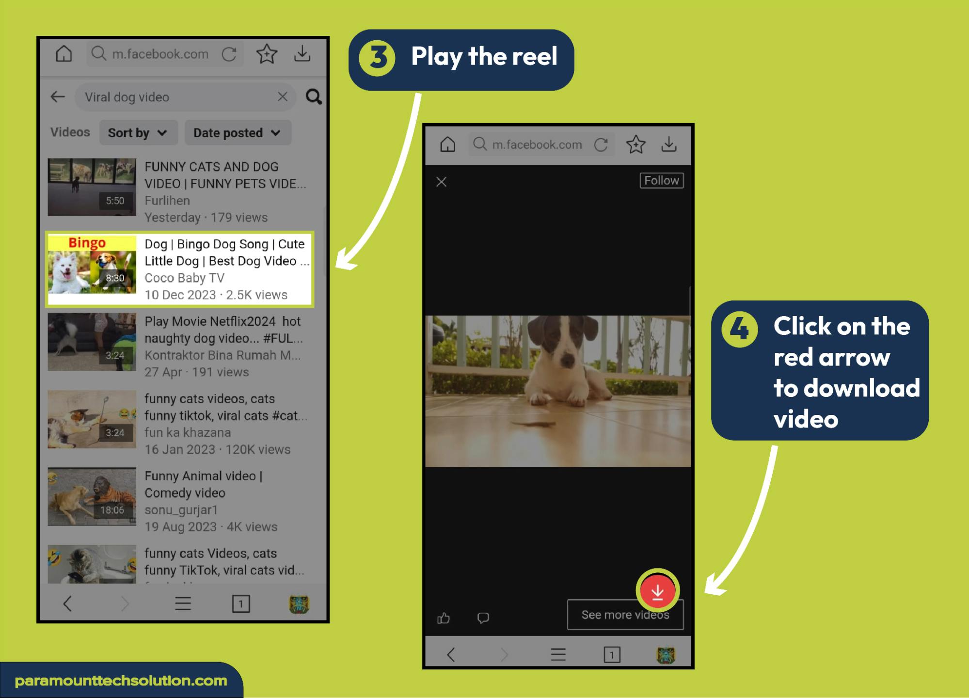 Online Fcebook Video Downloader Vidmate App to download or convert reel to mp4
