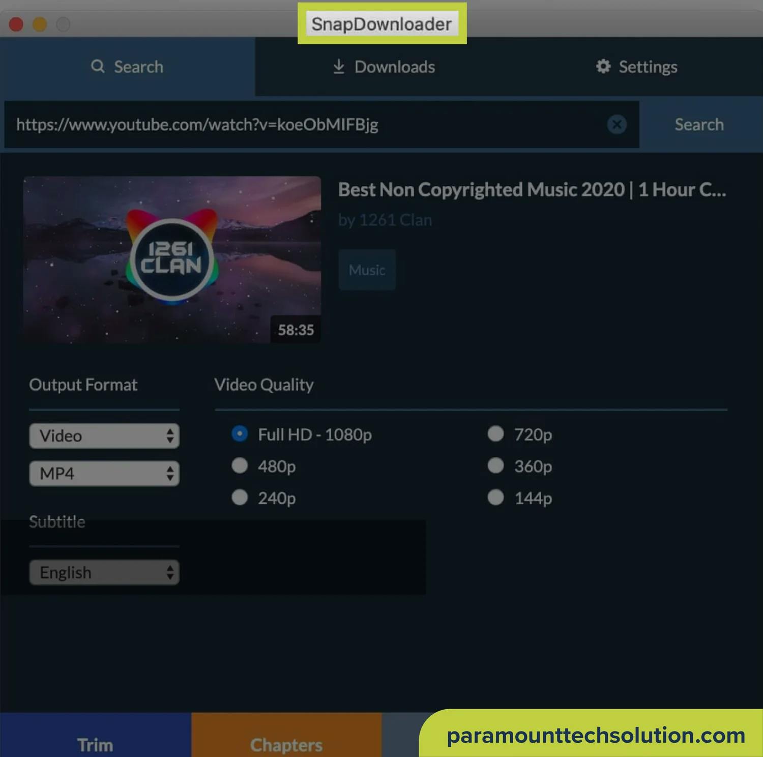 SnapDownloader most popular YouTube Video Downloader for 2025