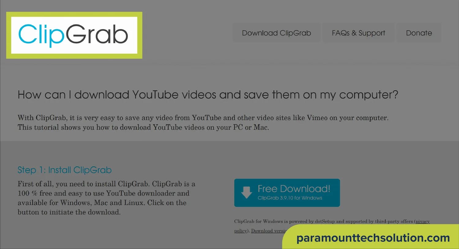 open-source YouTube downloader