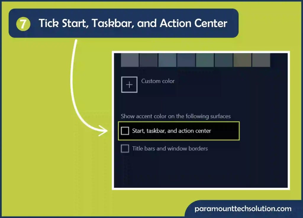 Tick Start, taskbar, and action center
