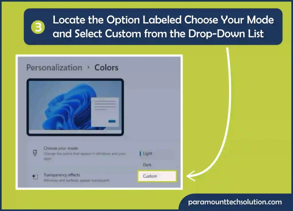 Locate the option labeled