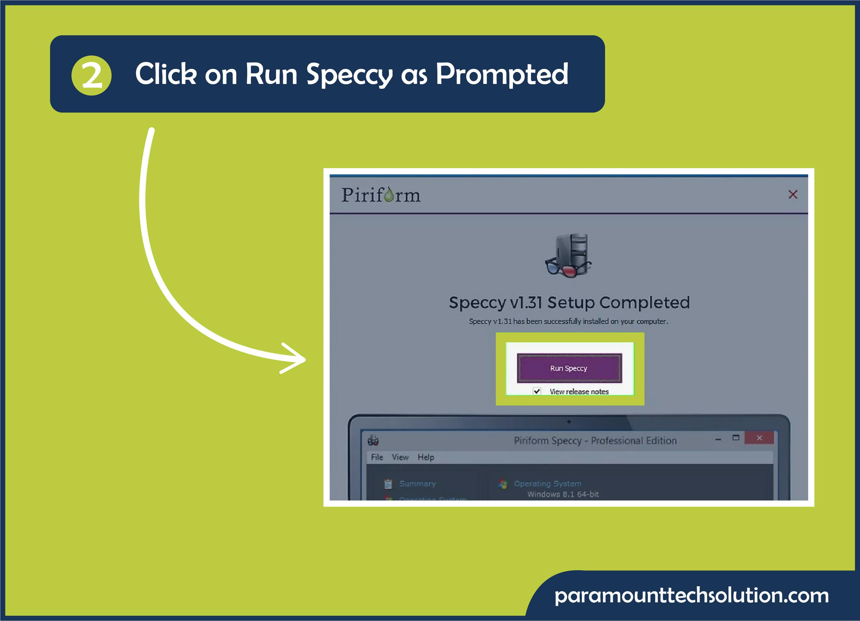 click on speccy prompt