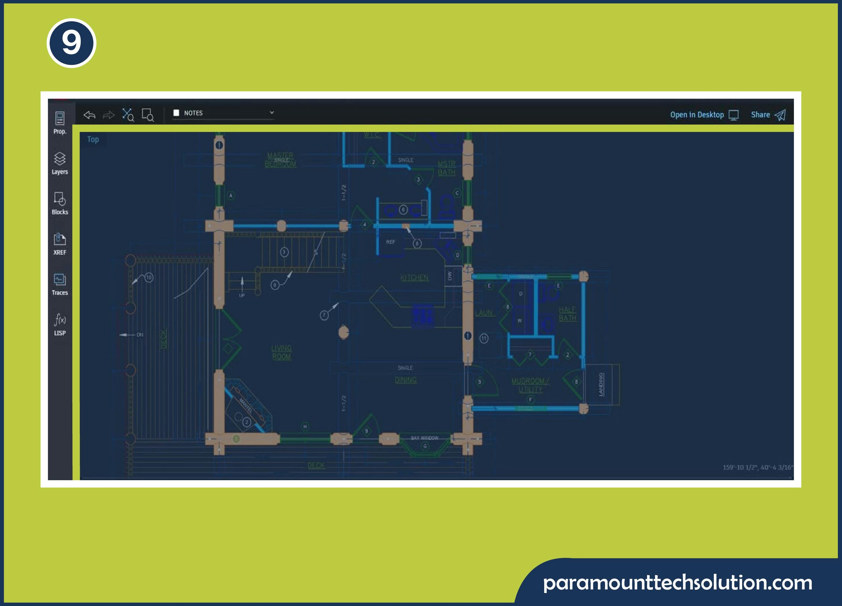 DWG app for iPad drawing with unique CAD drawing features