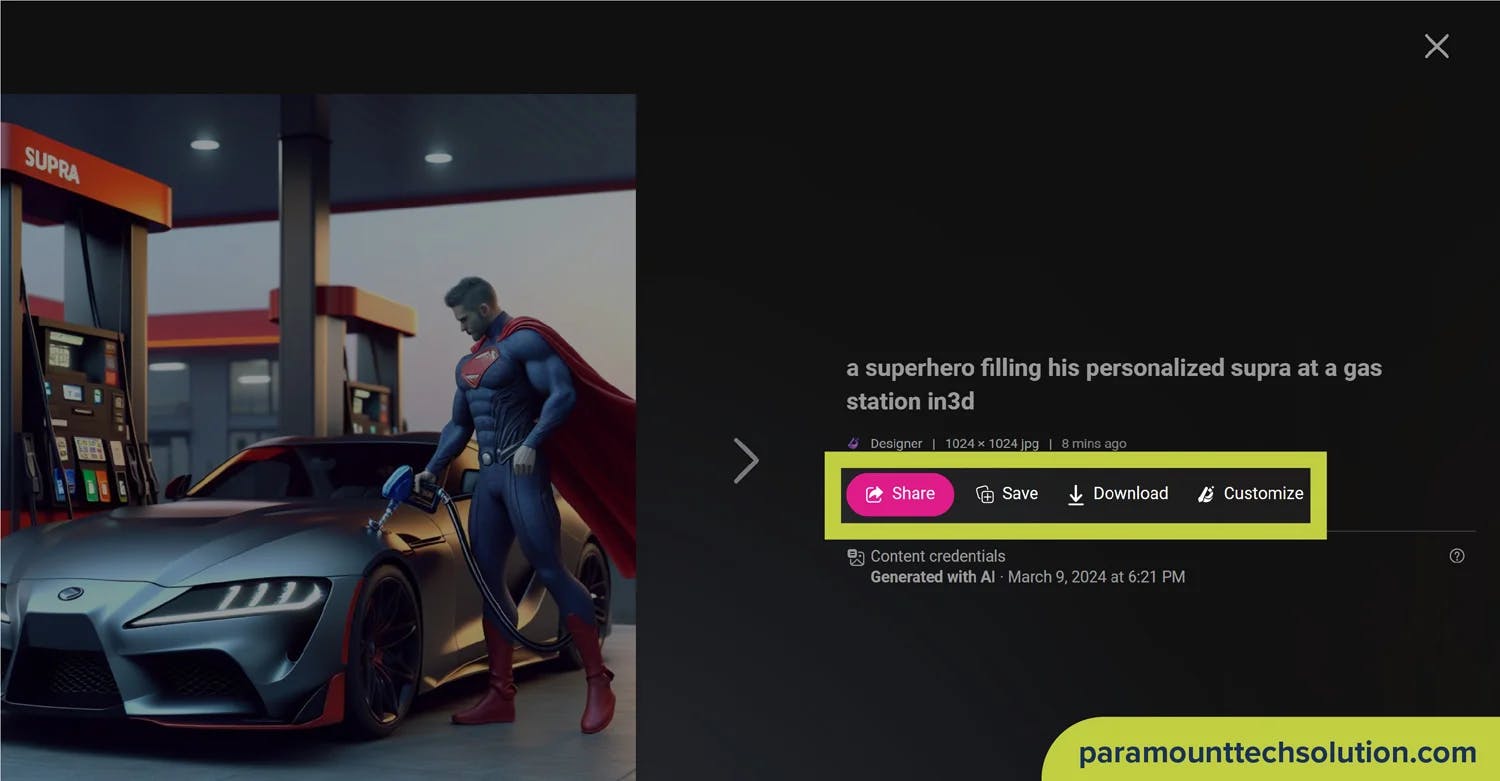 "Once you created Bing AI art image you can download high quality HD AI images.