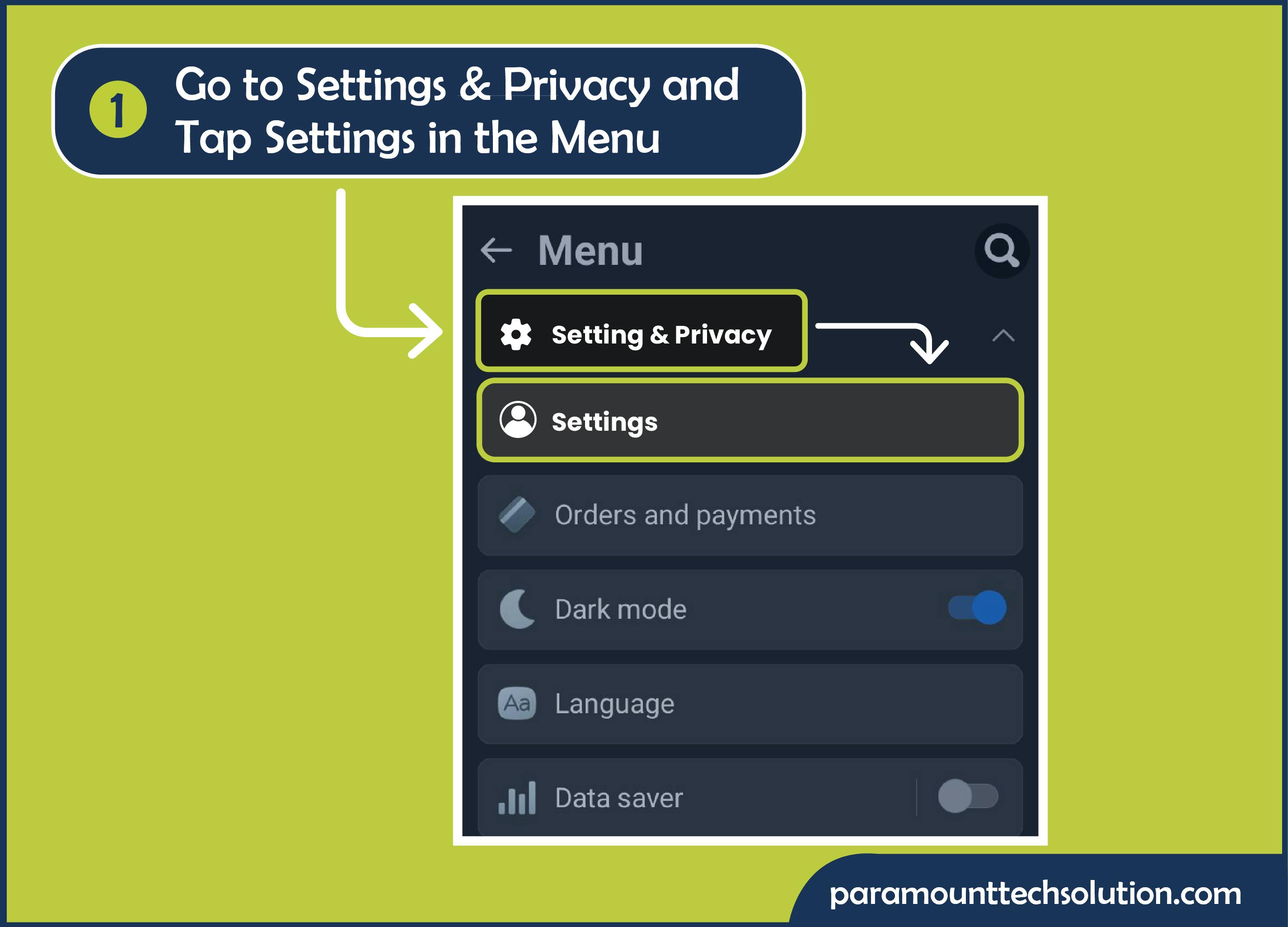 To disable Meta AI, open Facebook App go to the setting option