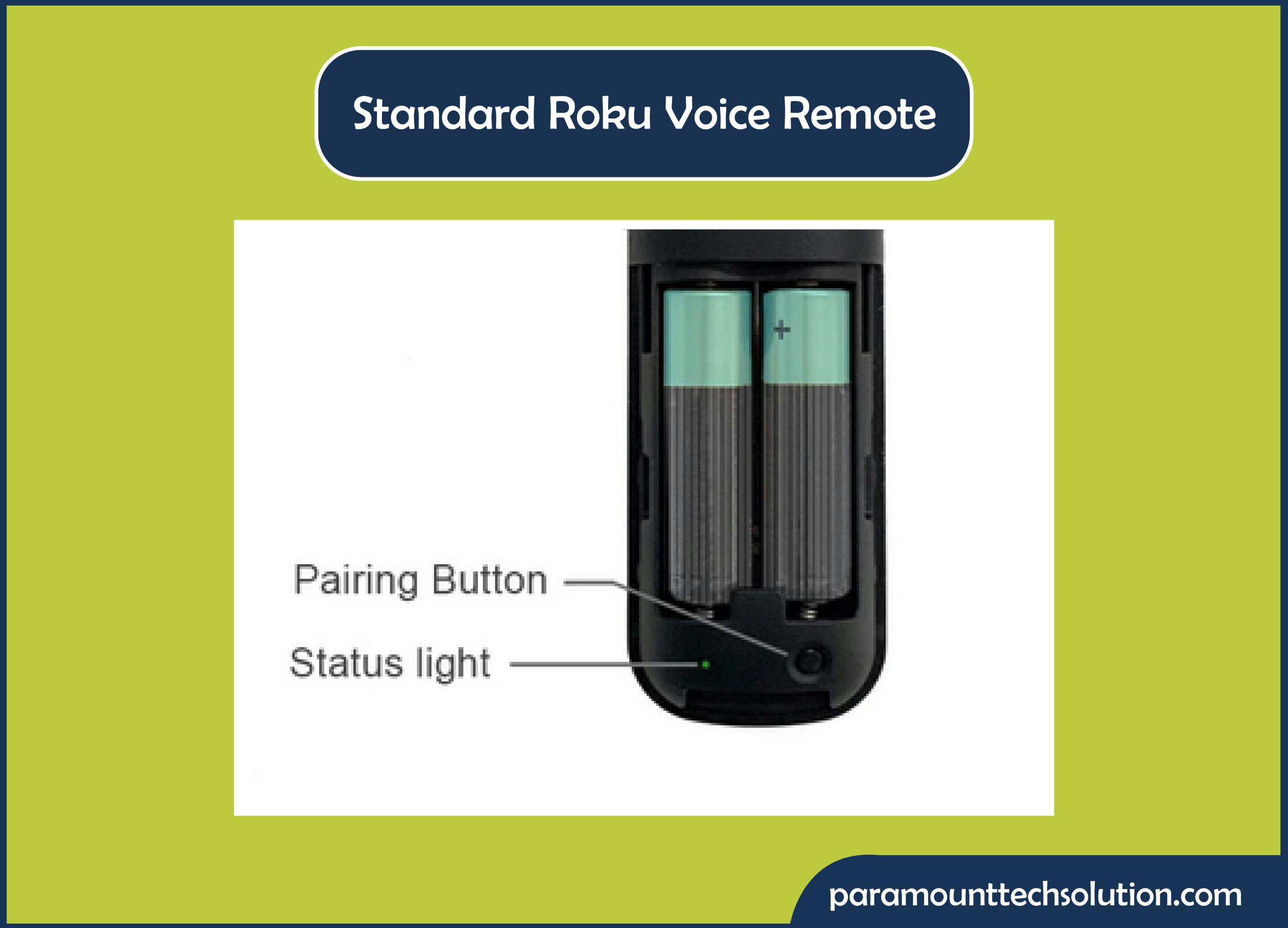 use the ruku standard remote paring status light to build ruku connection