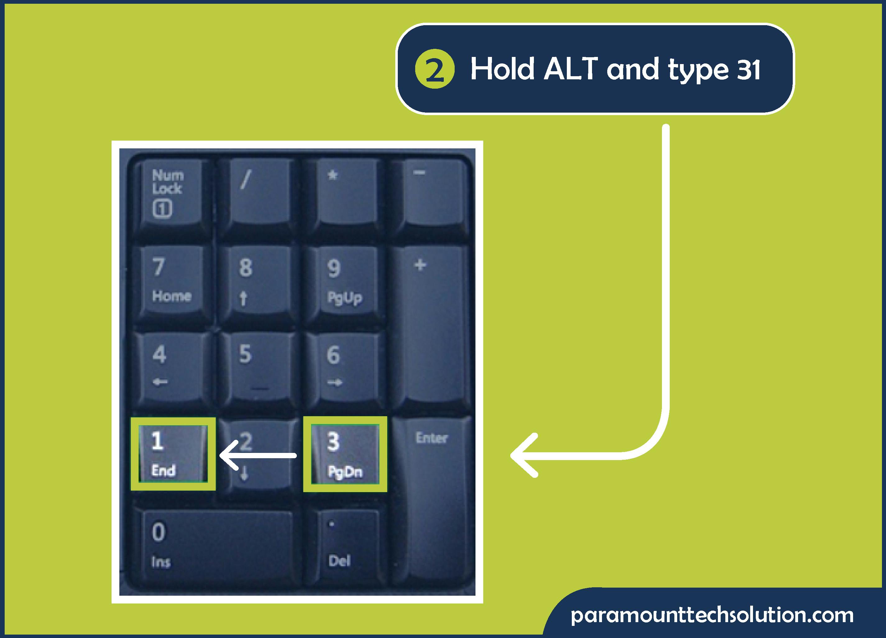 Hold ALT and type 31 for a filled arrow downward sign