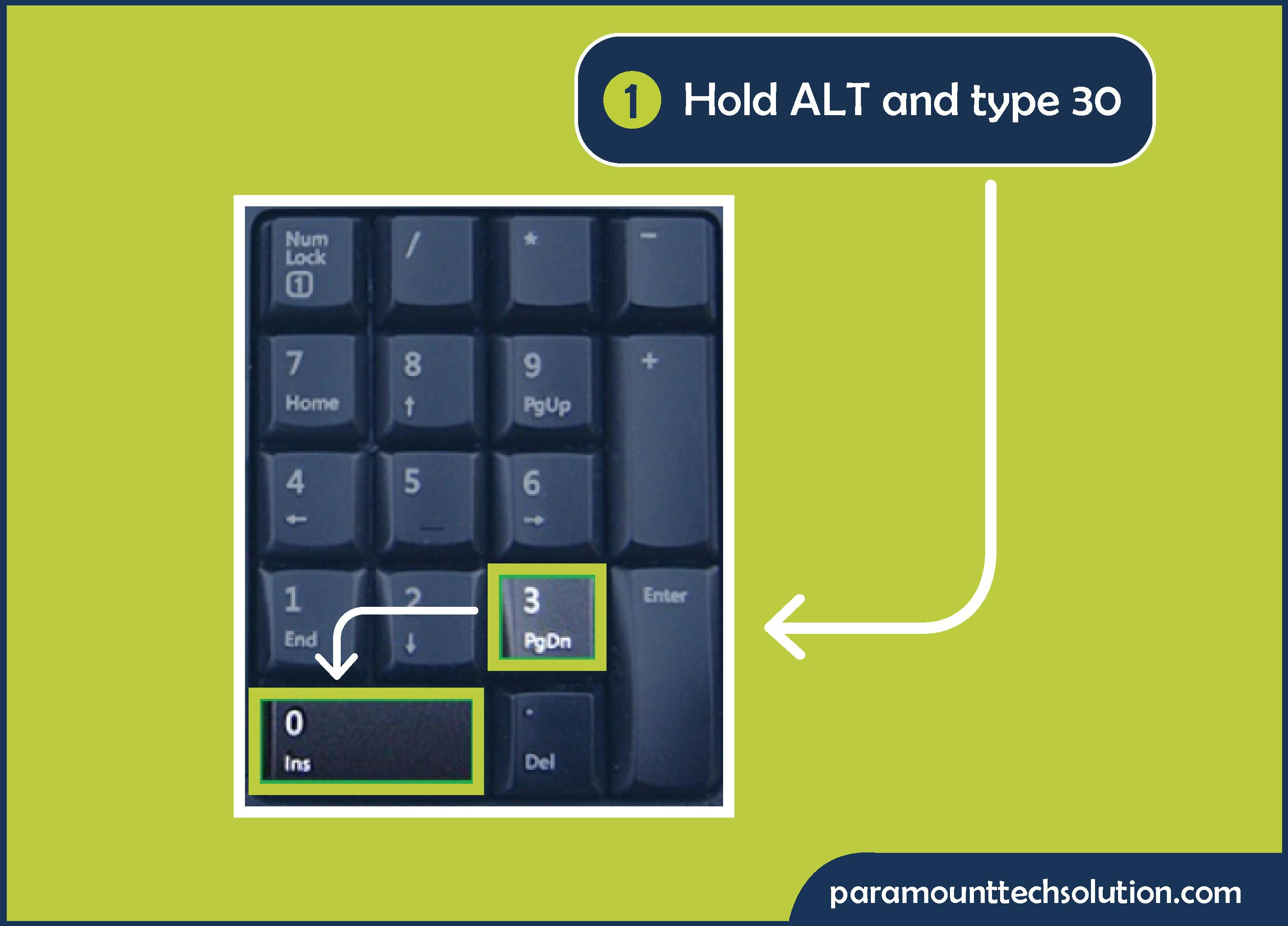  Filled Arrows Step 1: Hold ALT and type 30 for a filled arrow pointing upwards