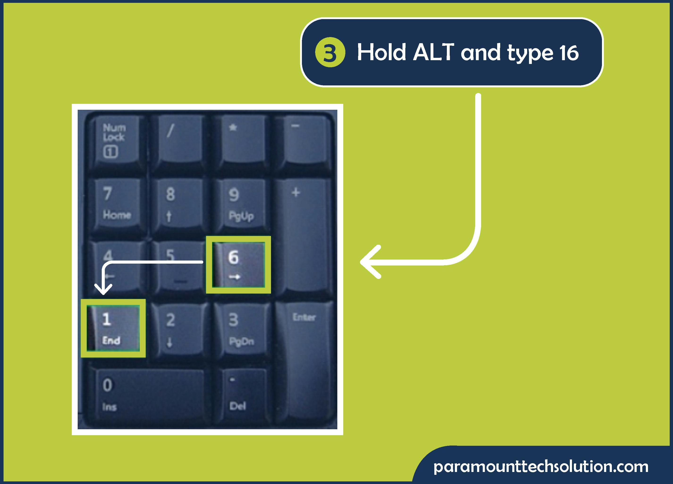 Hold ALT and type 16 for a filled arrow sign pointing right