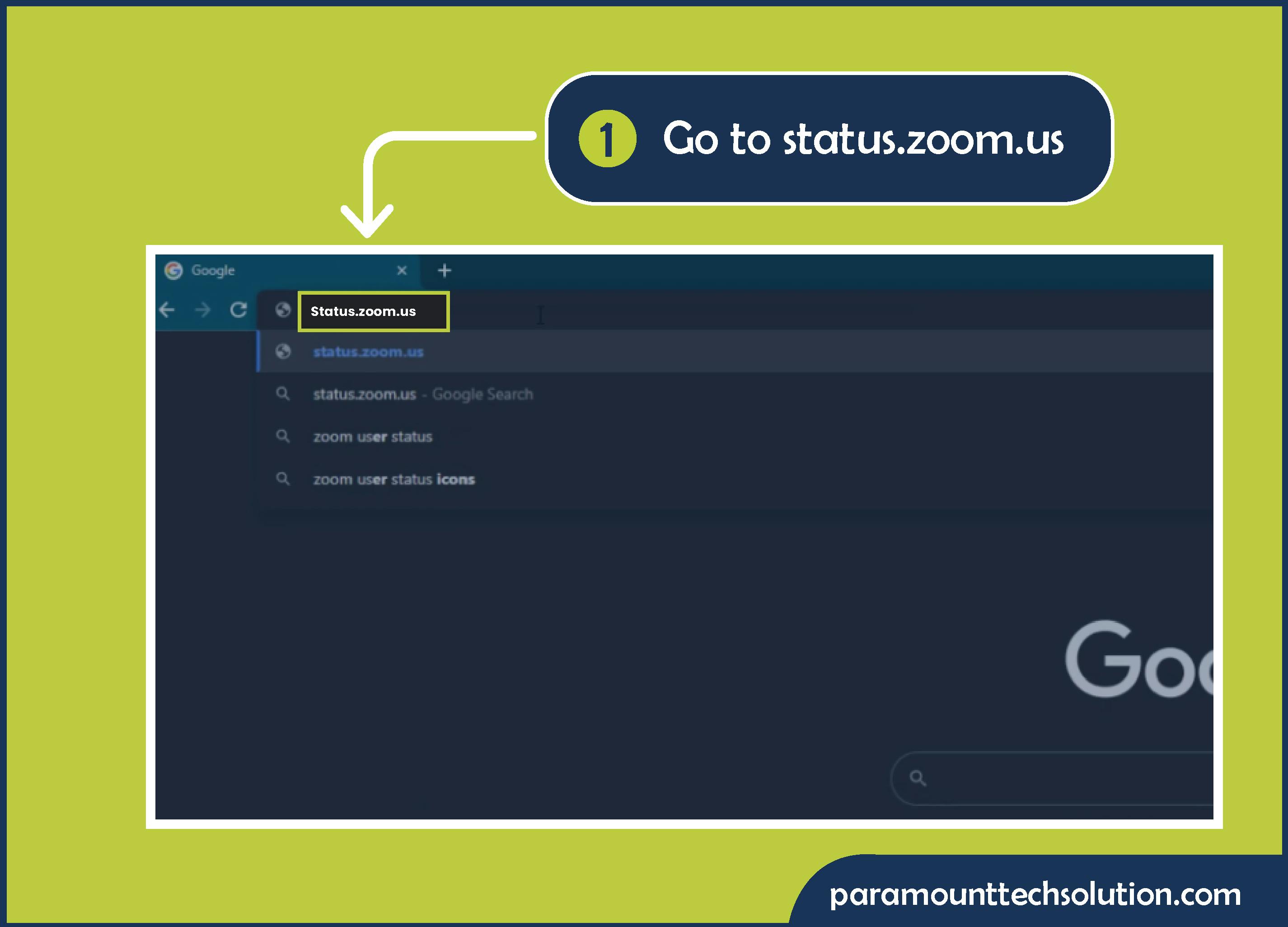 Check your Zoom Server Step 1: Go to status.zoom.us or speedtest.net