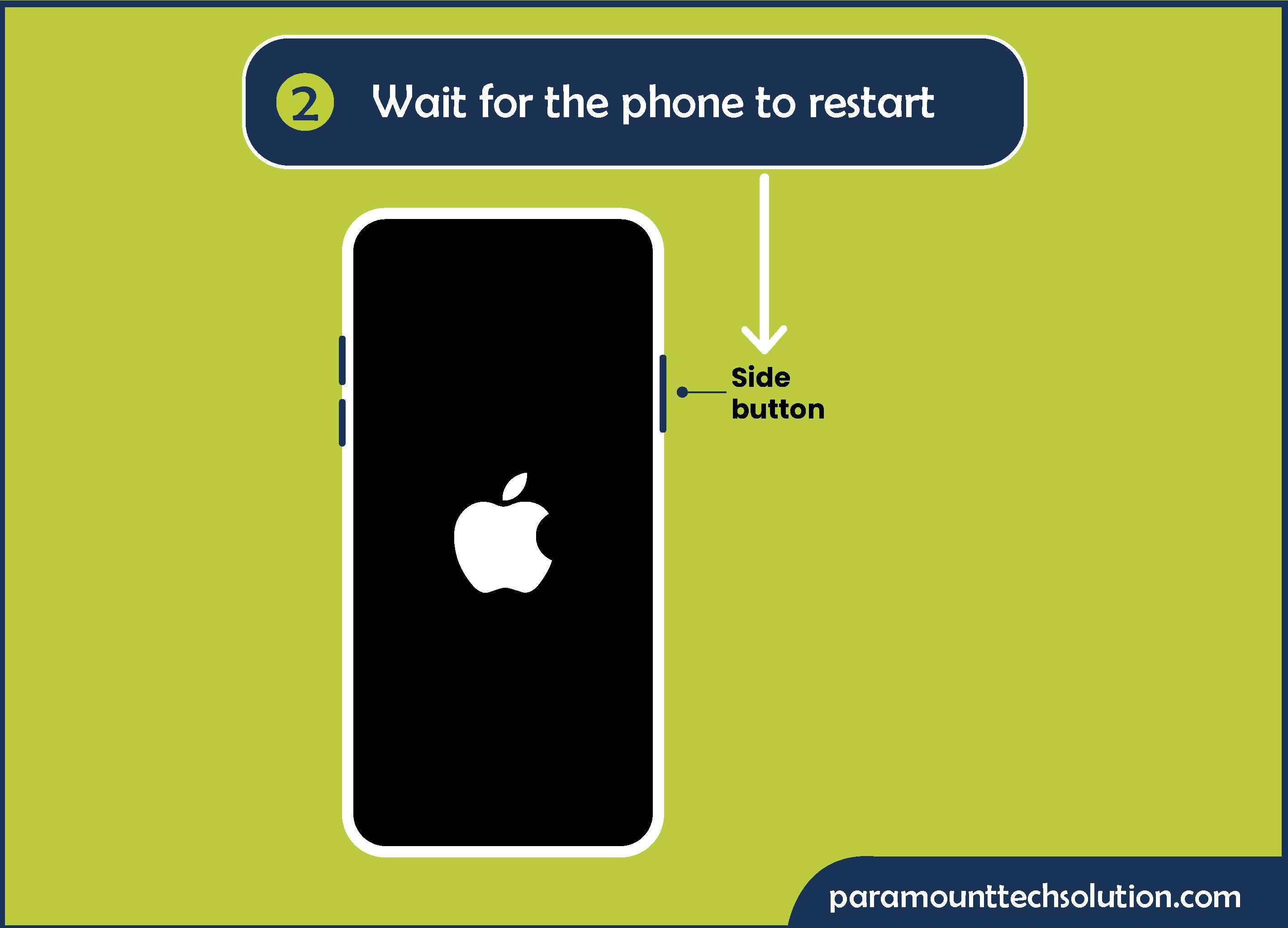 Step 2: Wait for the phone to restart