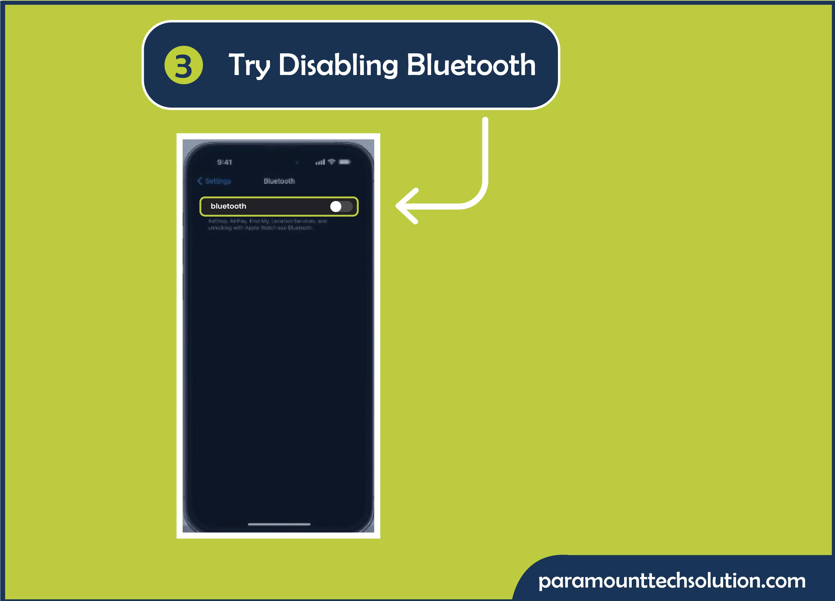 I message not working with network connectivity now in Step 3 Try disabling Bluetooth