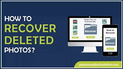How to recover deleted photos