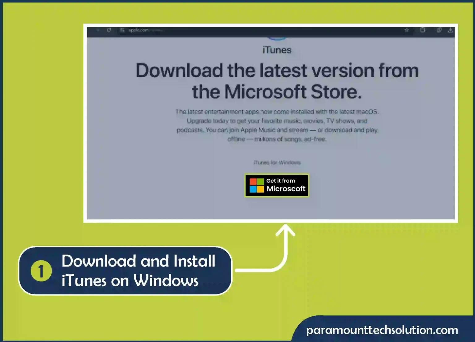 Missing photos on iPhone, follow this technique! Step 1: Download and install iTunes on Windows