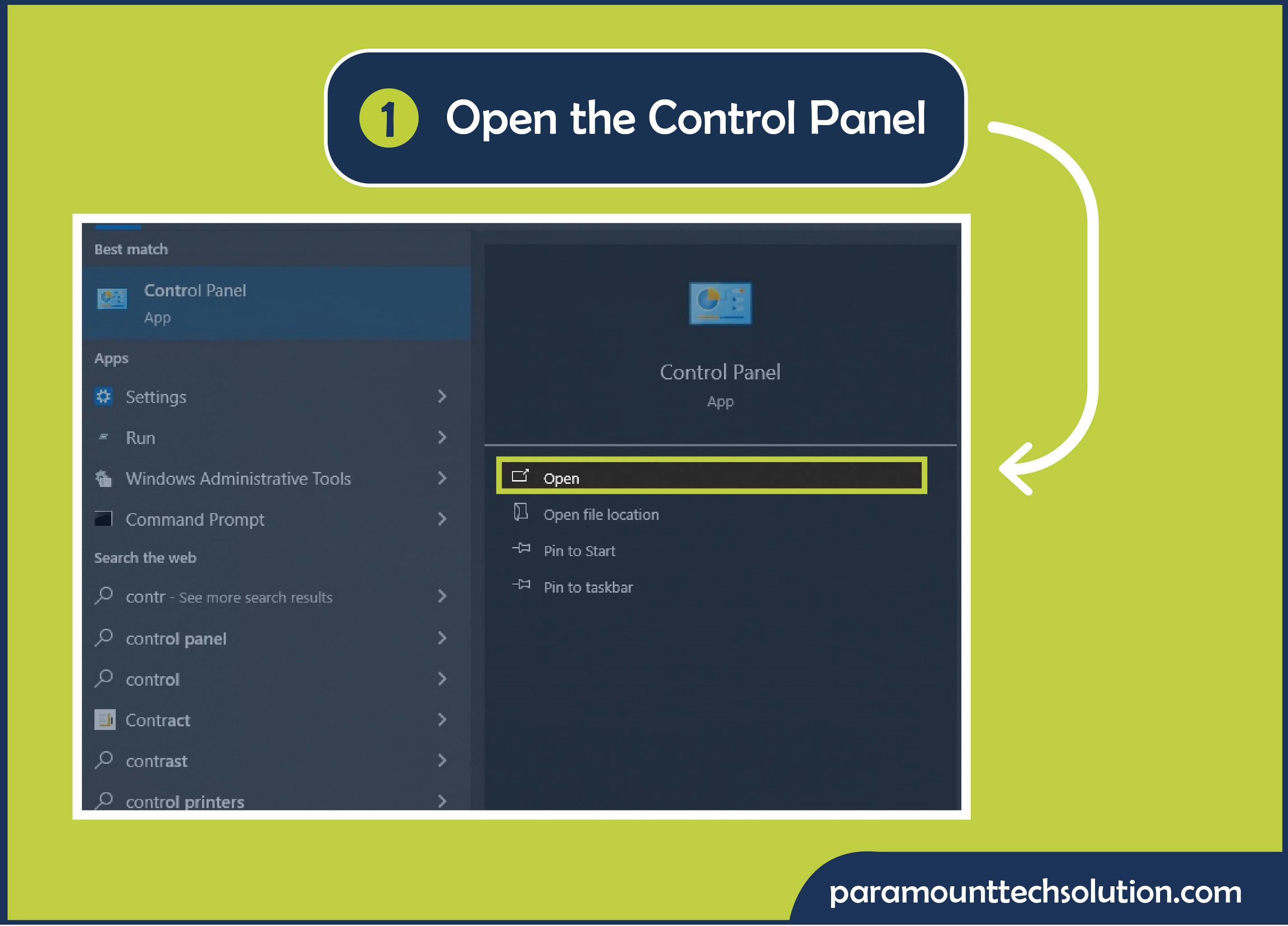 Disable User Account Control to Fix “You Don't Have Permission to Access on this Folder” or Disable UAC via Windows Control Panel follow the Step 1 update errors and open the Control Panel