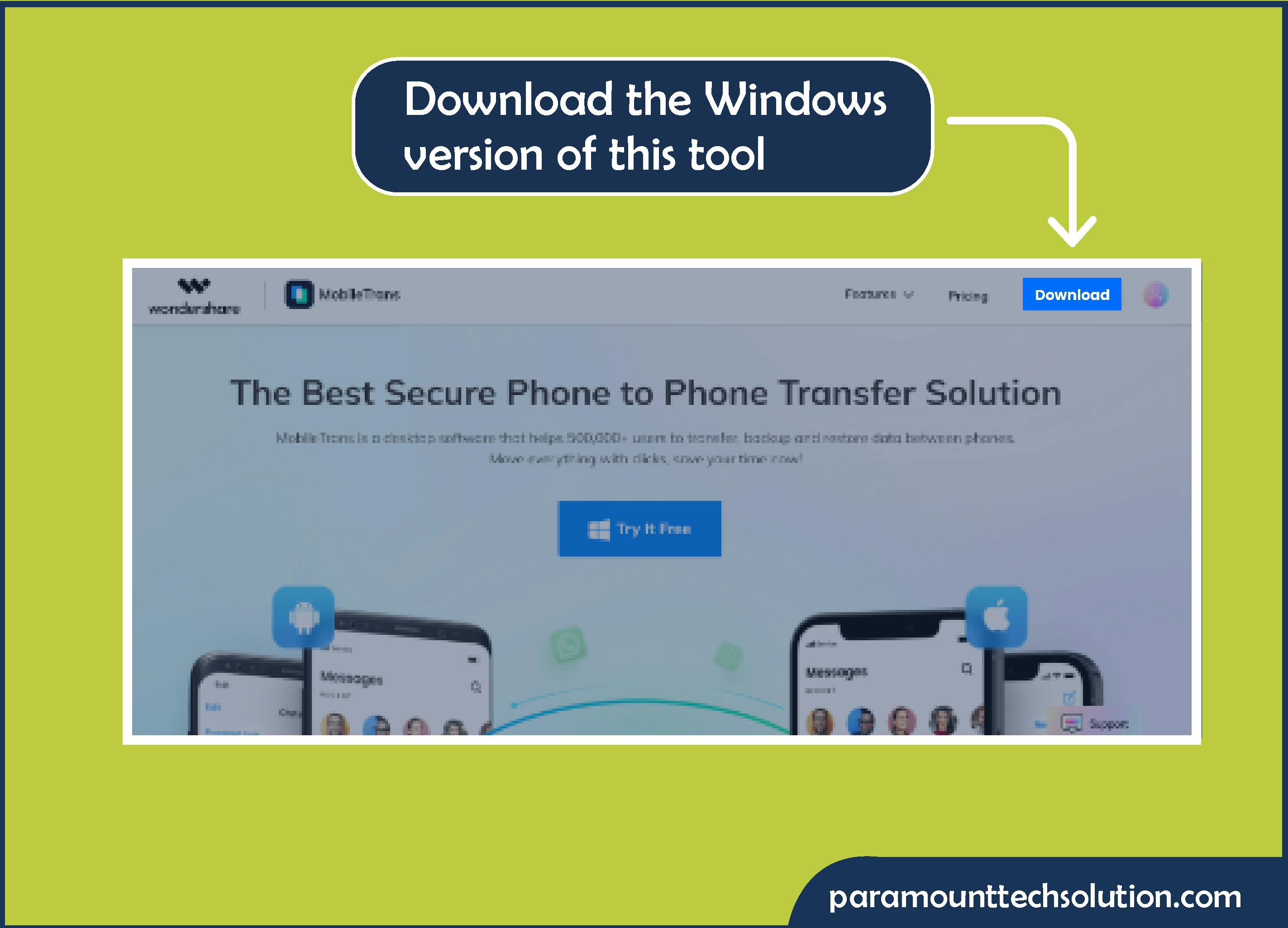 Download the Windows version of this tool TO backup WhatsApp from desktop app.