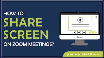 How to Share Screen on Zoom Meetings?