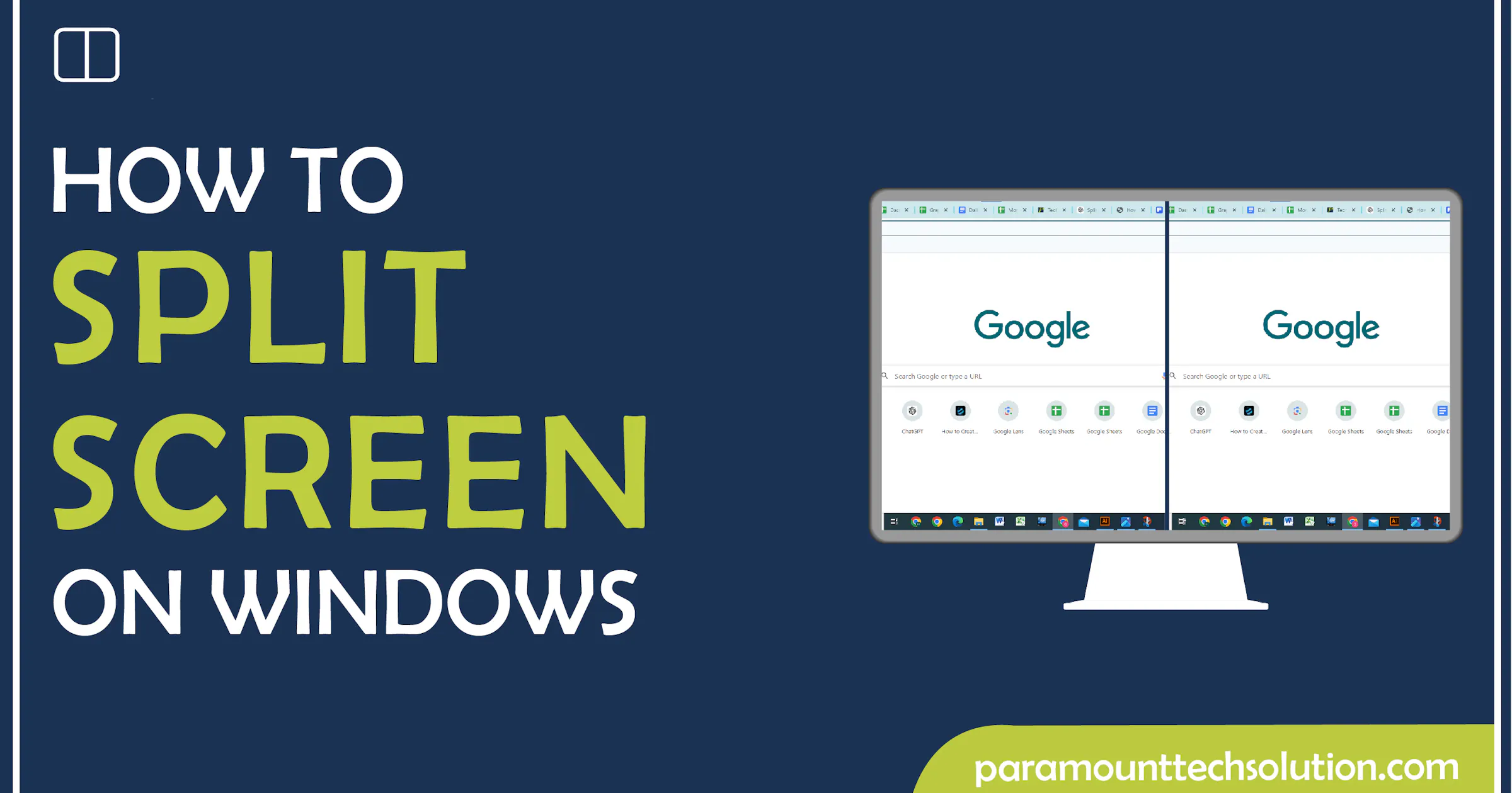 How To Use Split Screen In Windows 10