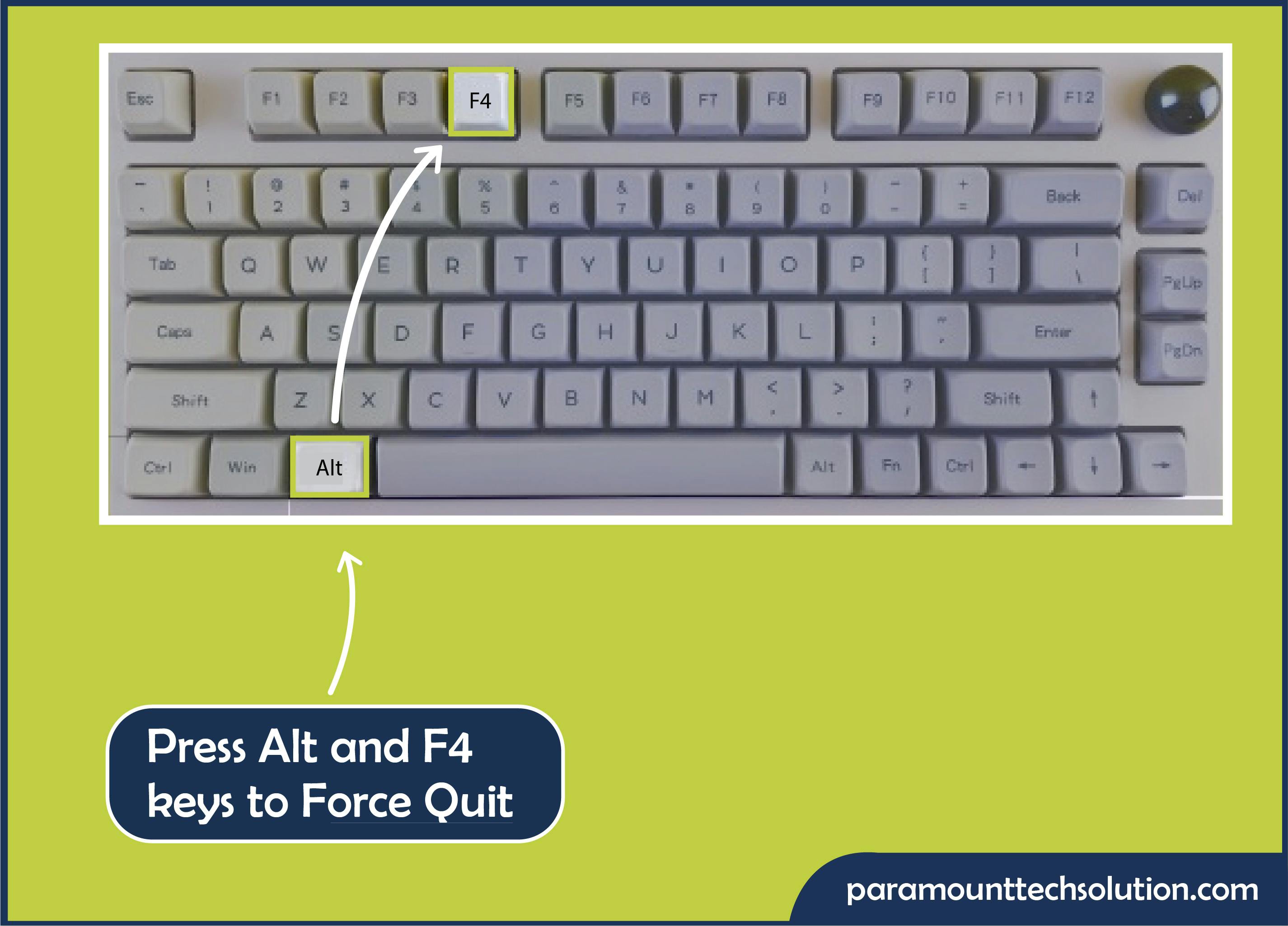How to Force Quit on Windows using Keyboard Shortcut