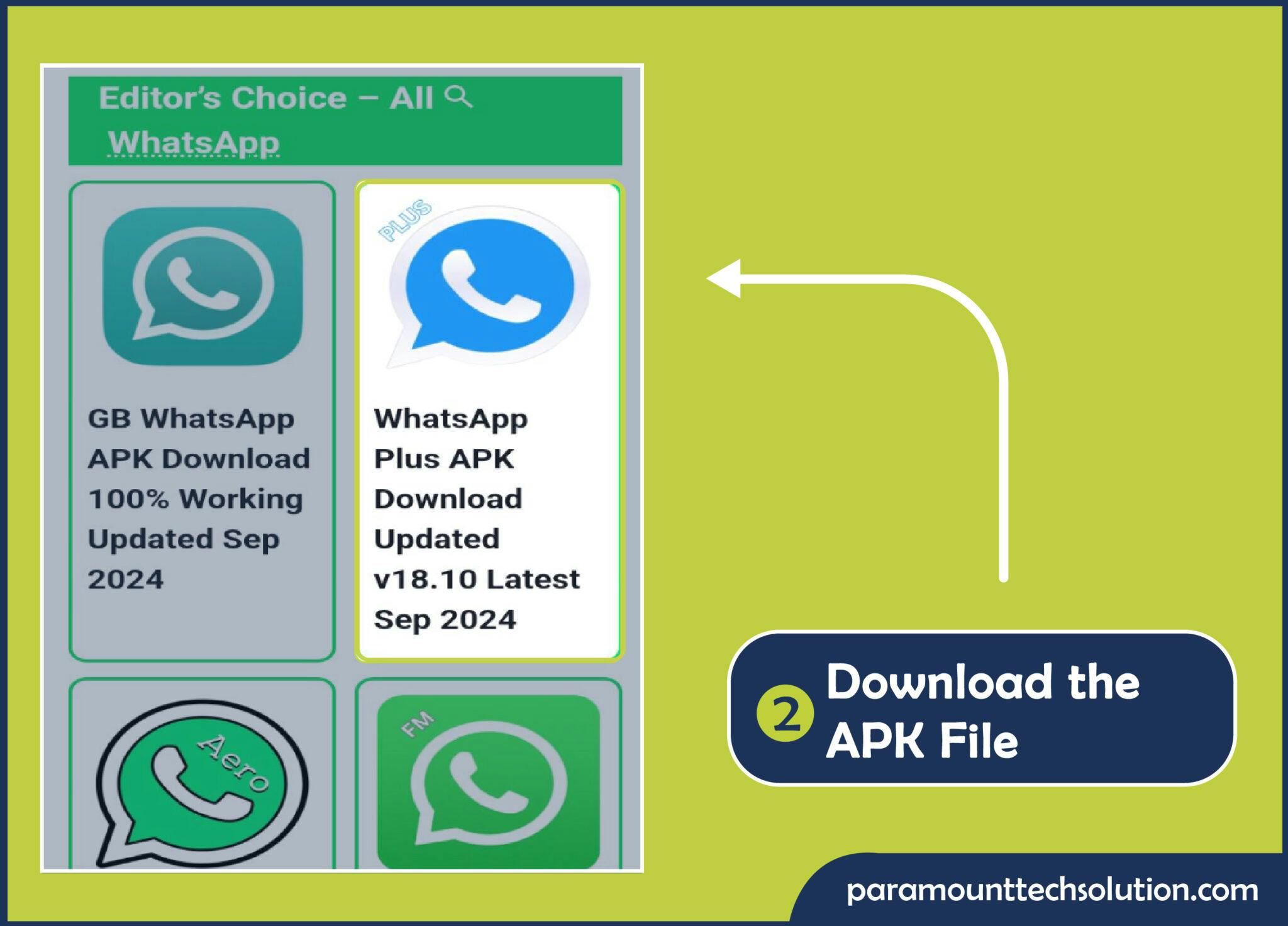 Download the file APK for Android from the download button 