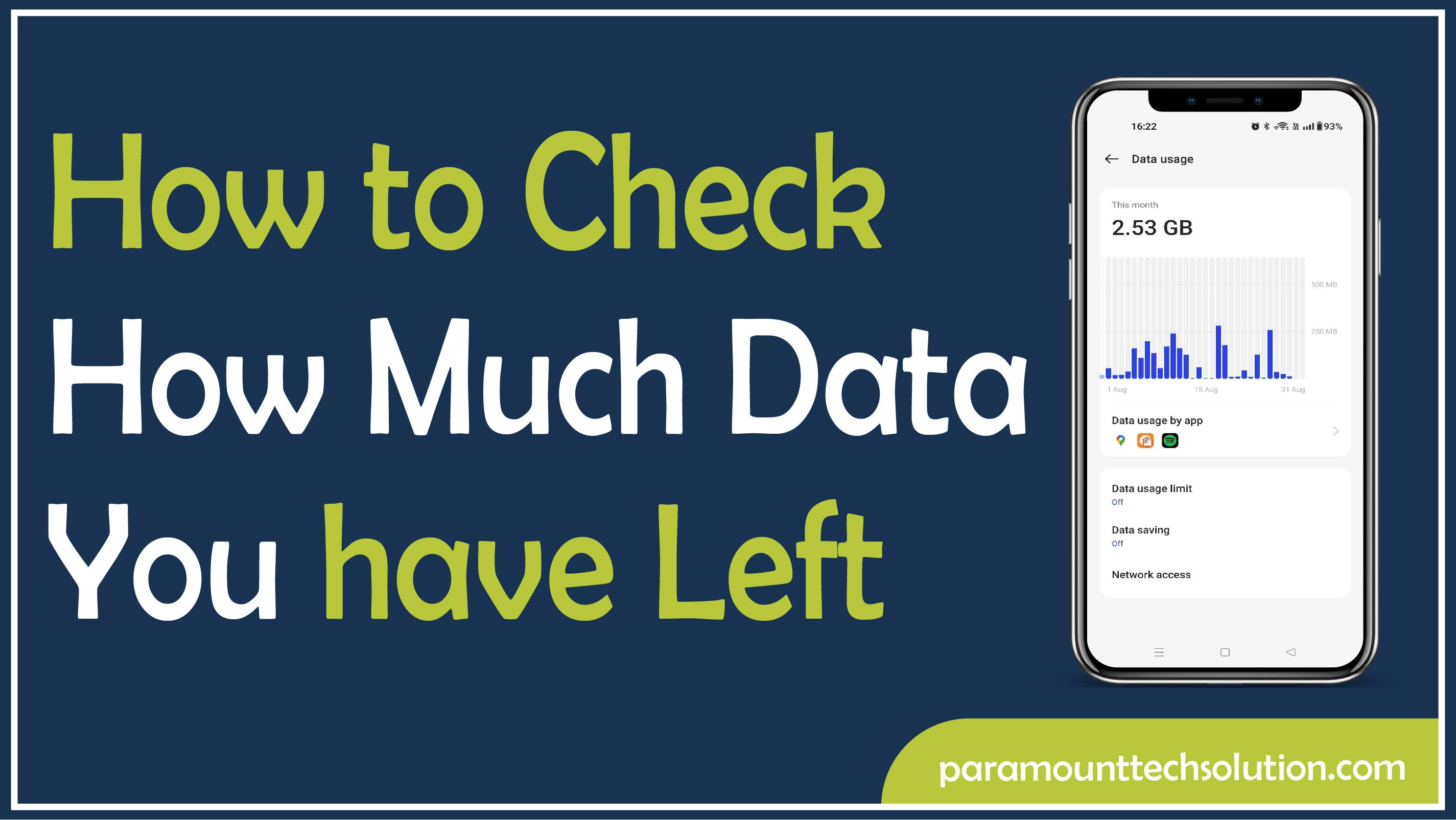 How to Check How Much Data You Have Left - Easy Steps