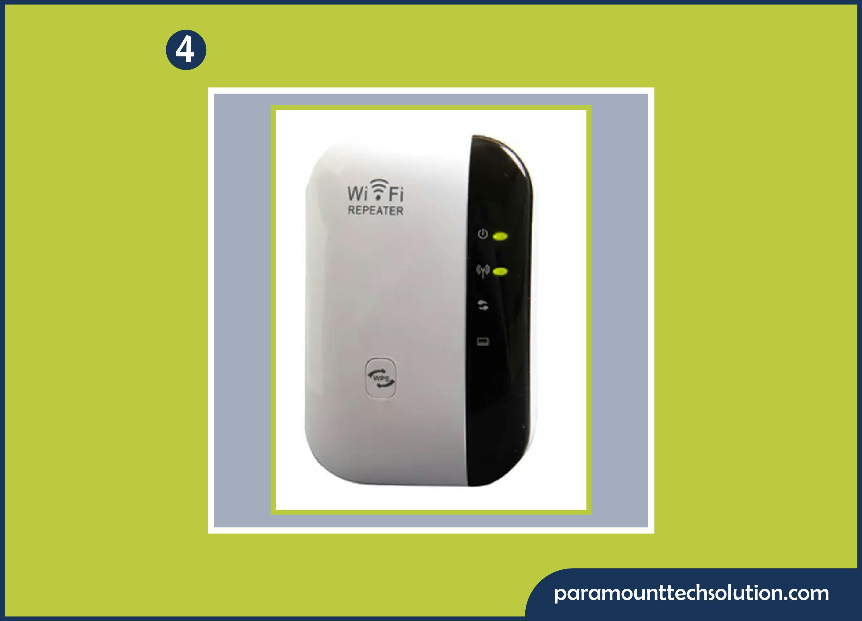 WiFi repeater with ethernet port