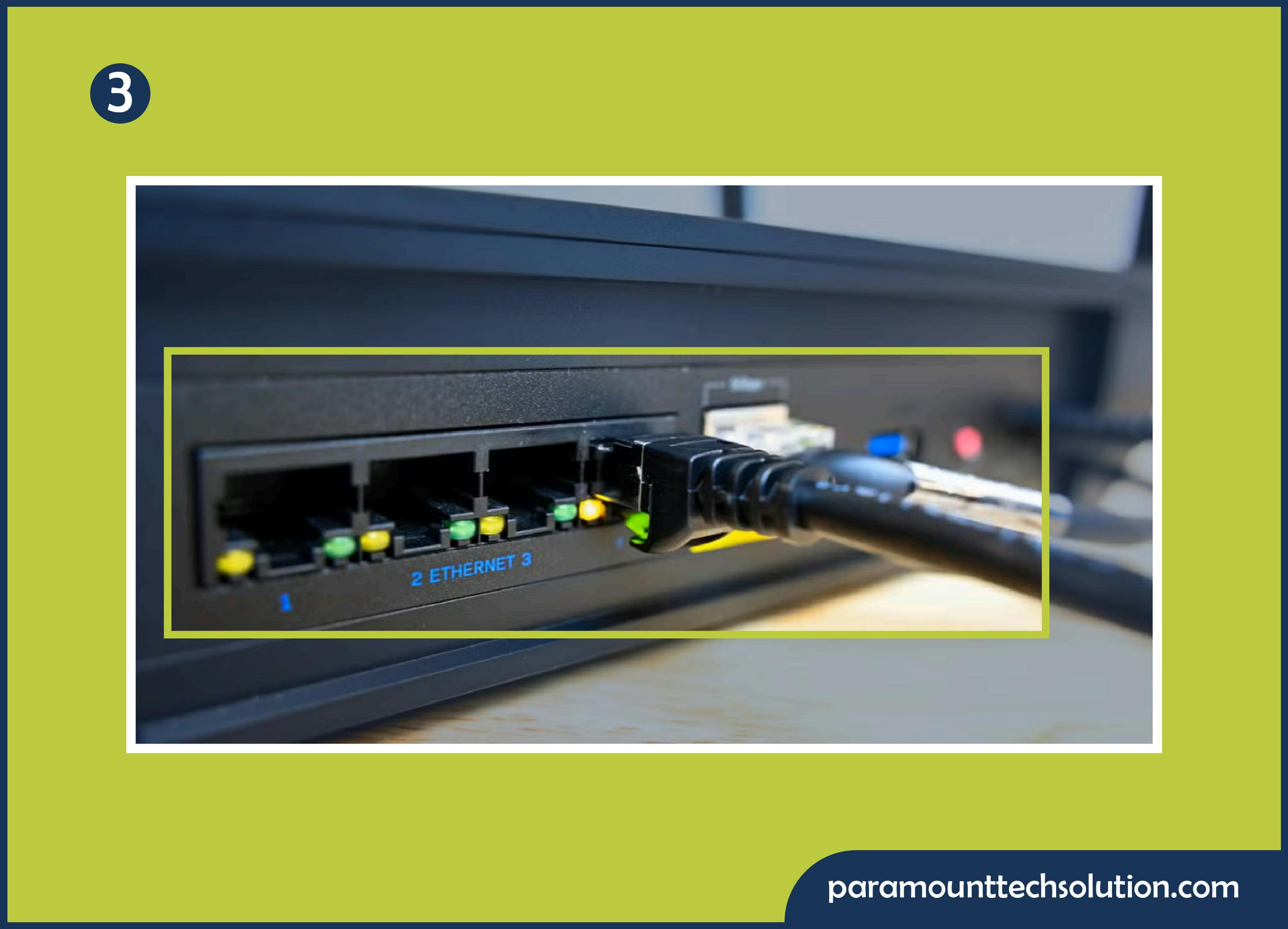 Router ethernet ports is plus point