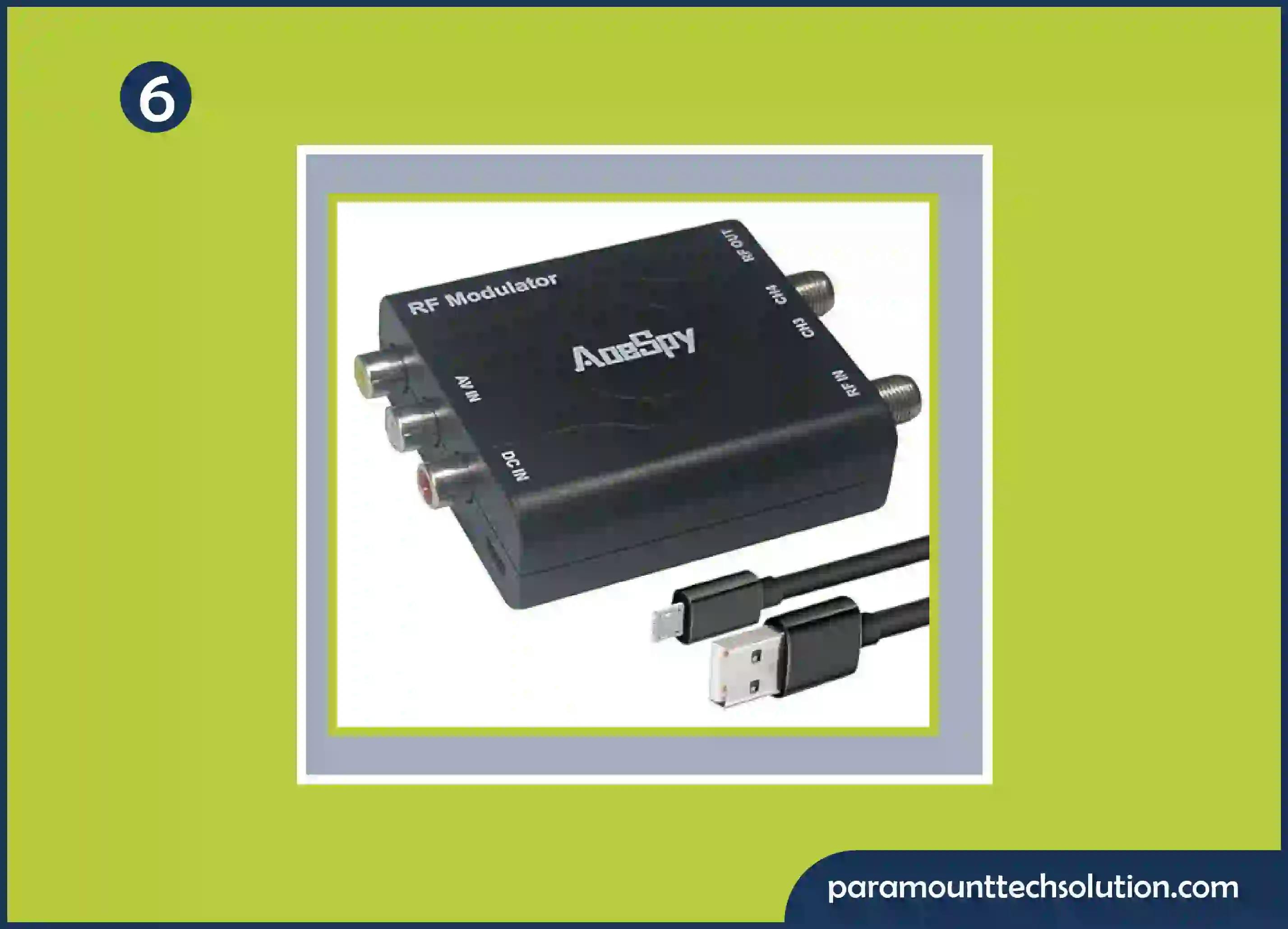 AoeSpy HDMI to coax adapter