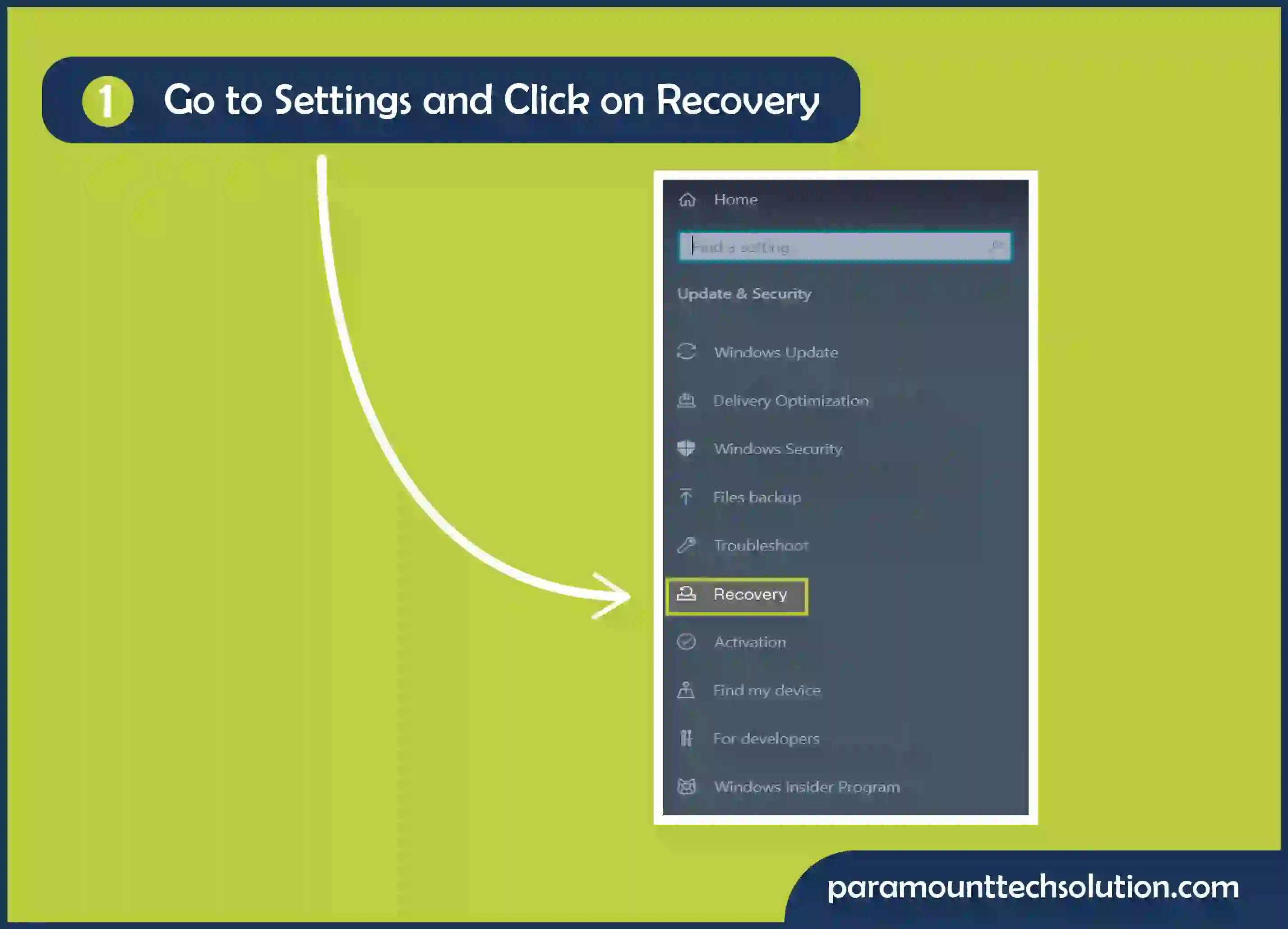 how to turn secure boot on using Windows settings