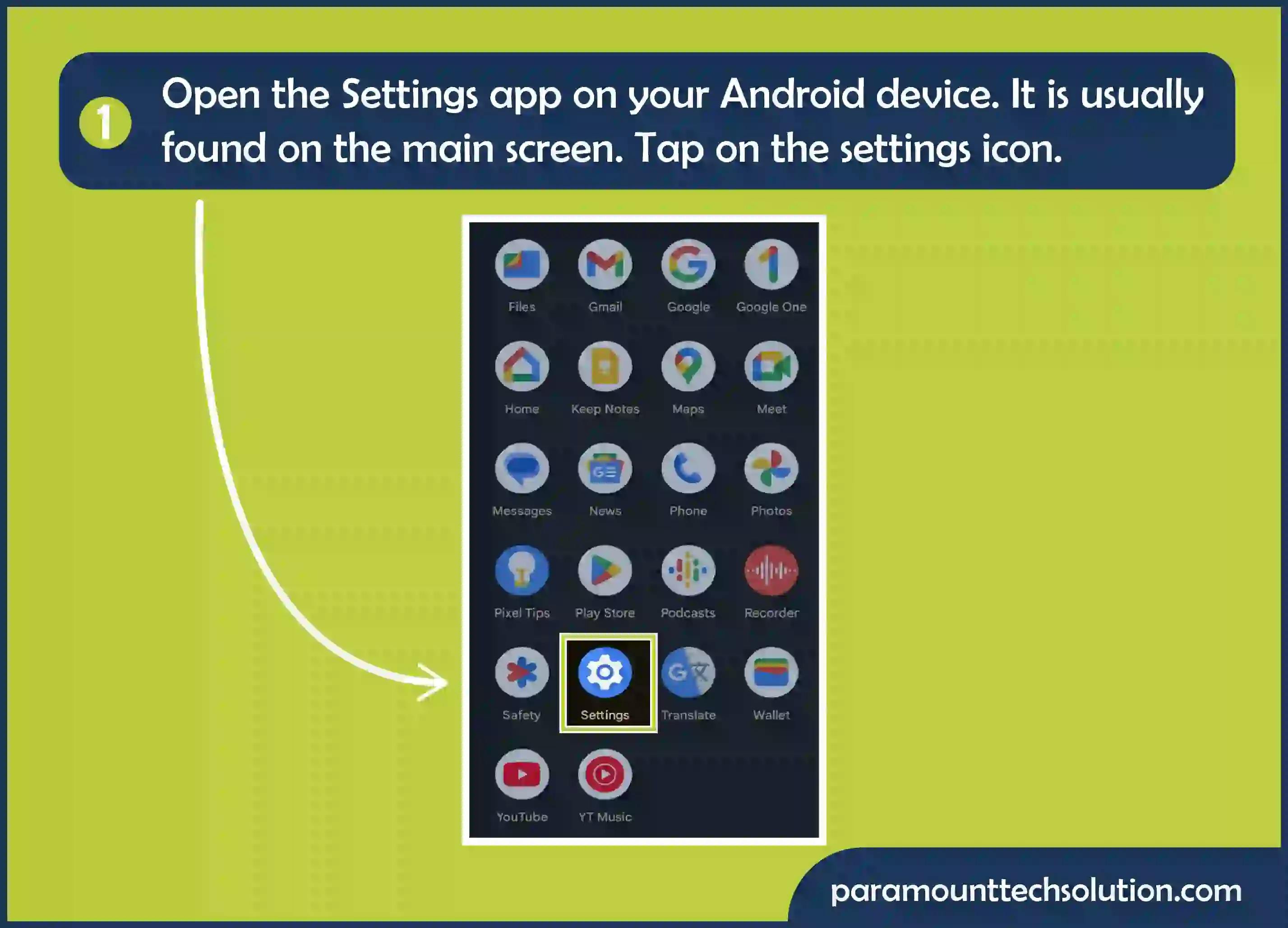 Access Device Settings on your Android device