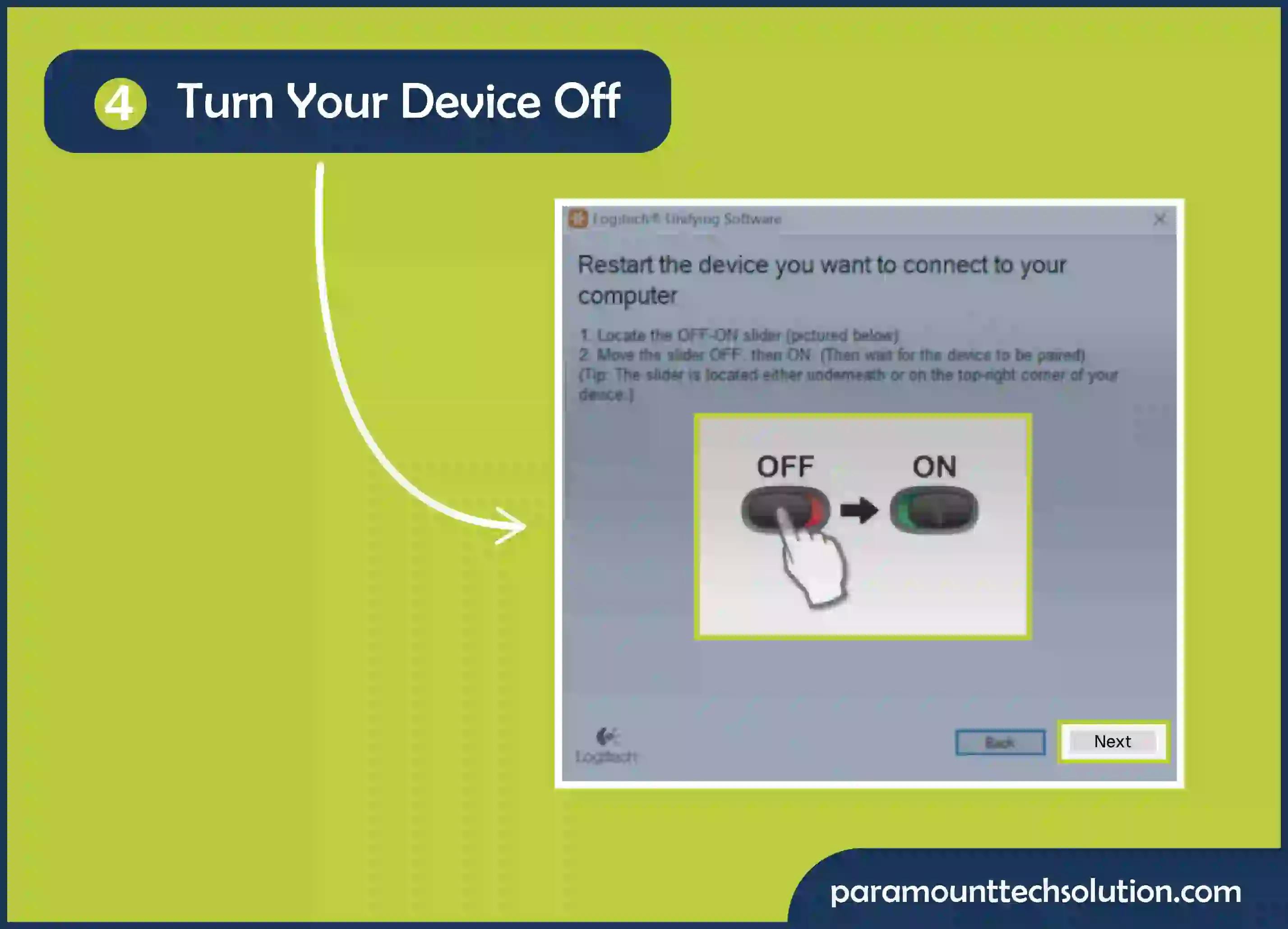 Turn your device off