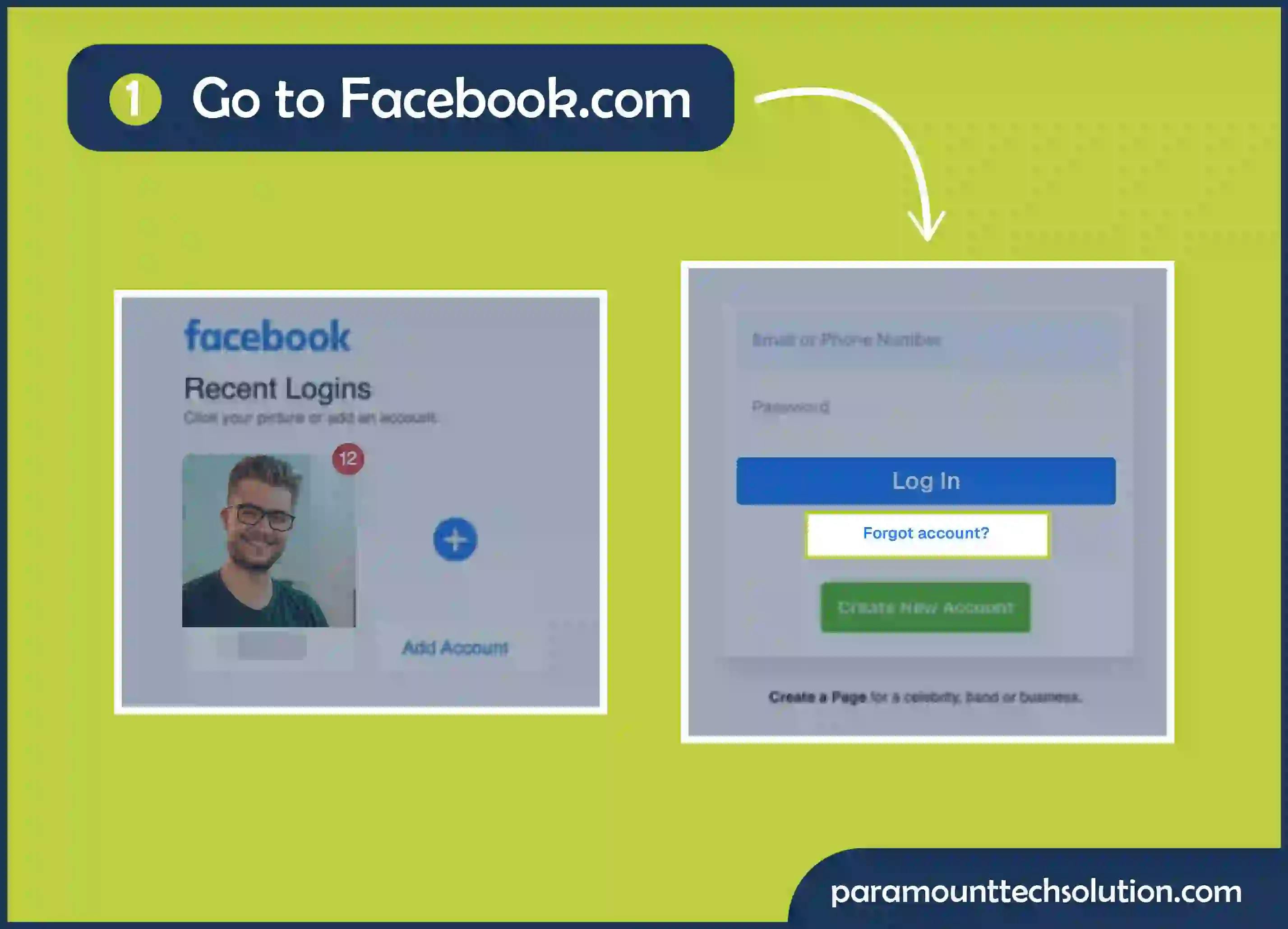 Recover Forgotten Facebook Password on Desktop