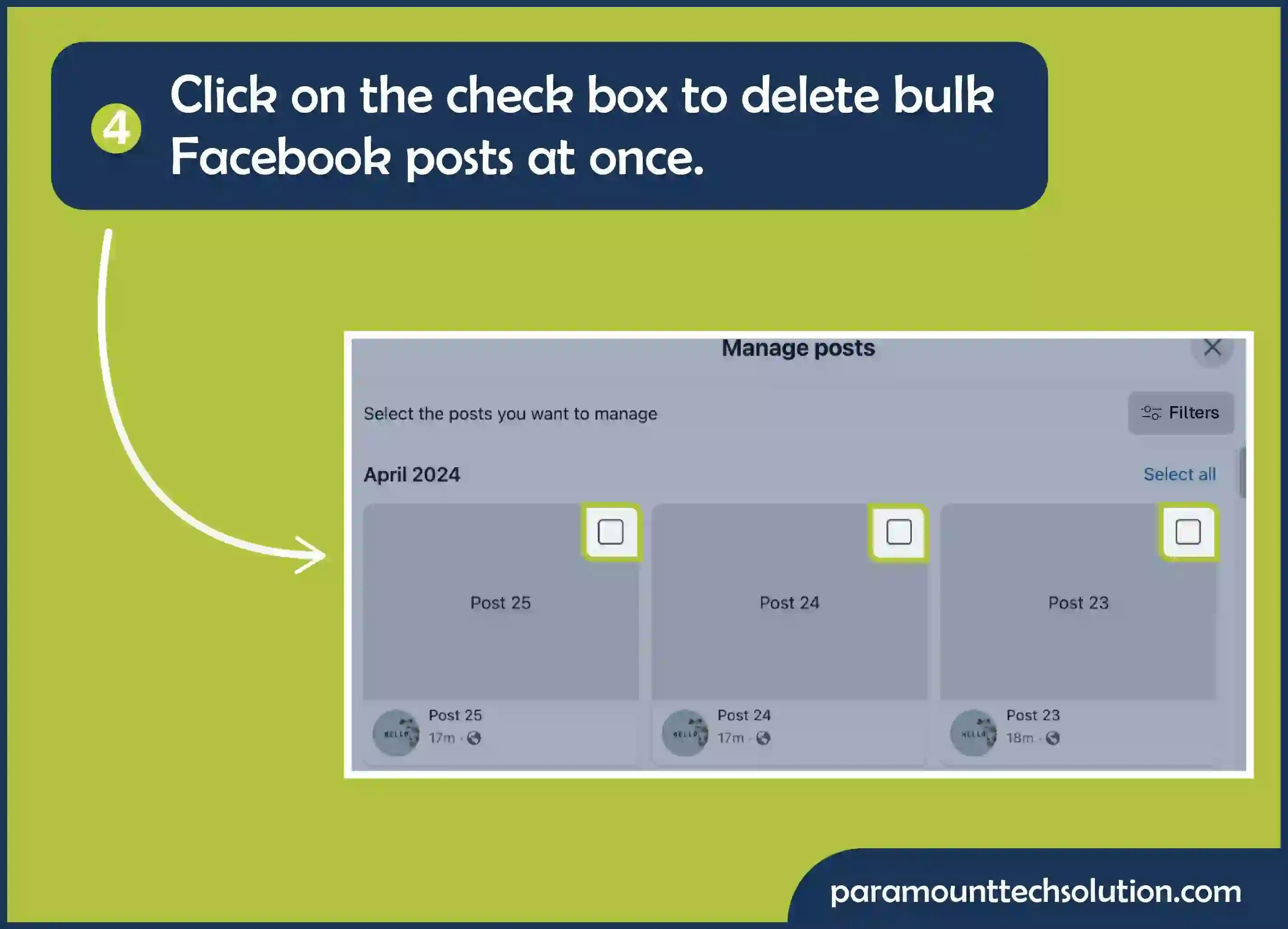 Tick the checkbox