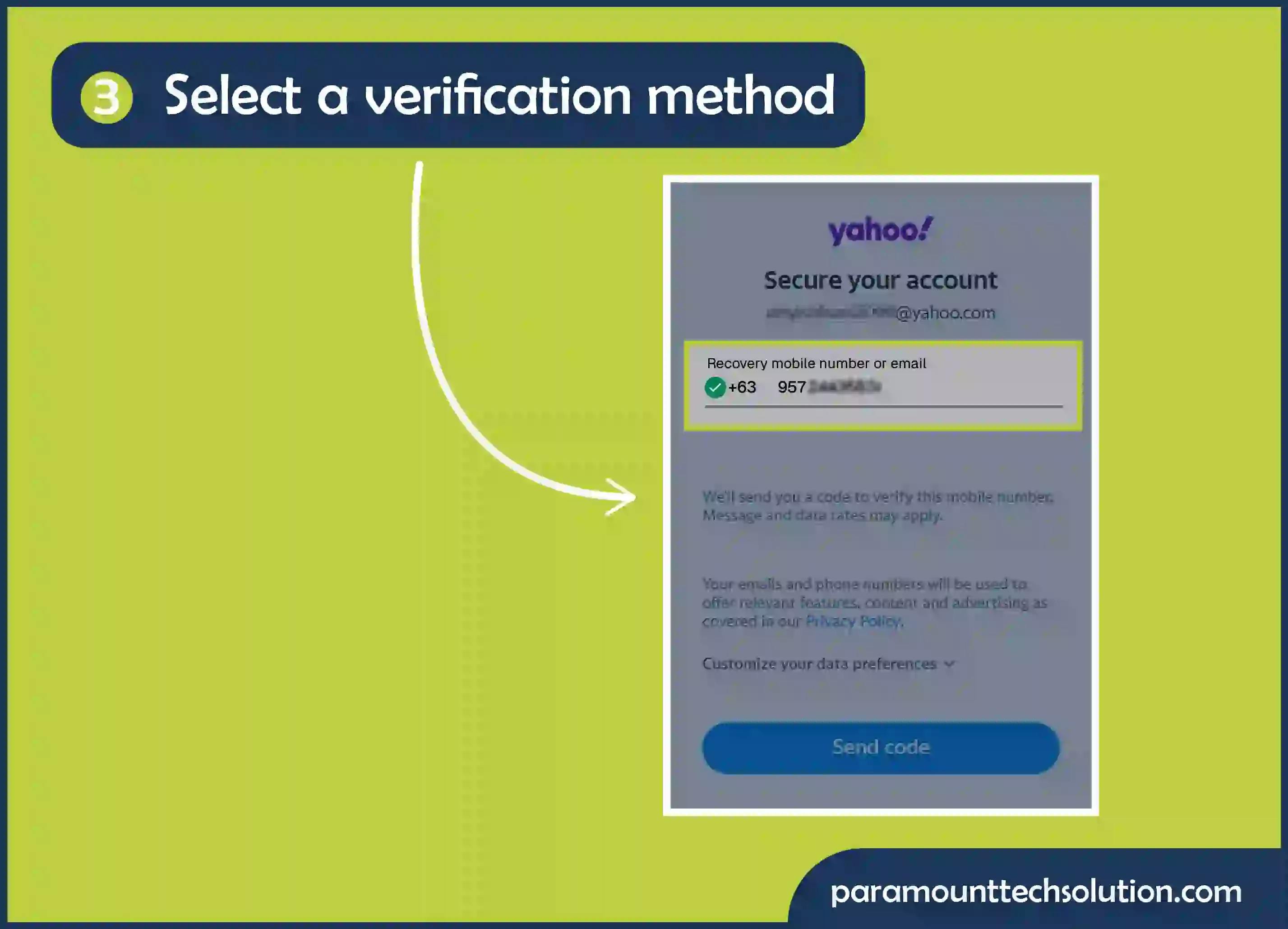 Select forget or verification 