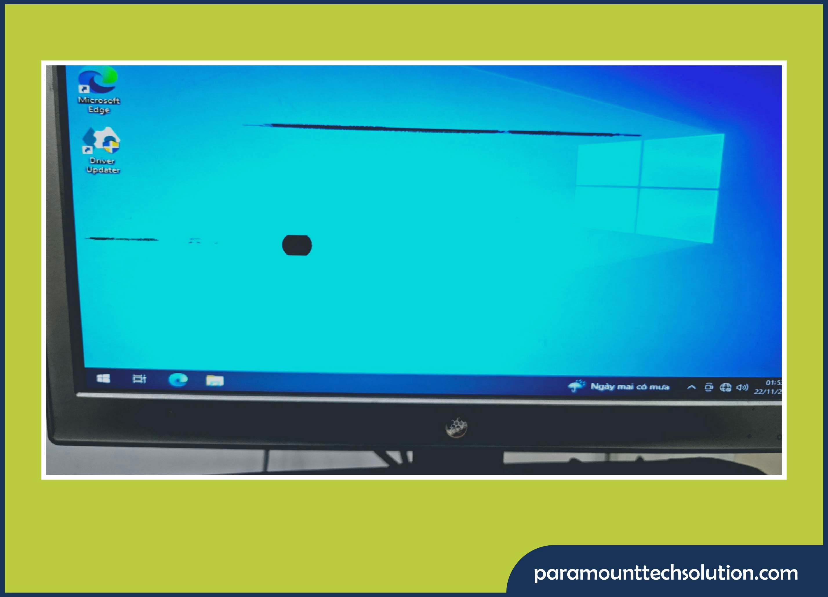 Dead pixels appear as a black dot on the screen and are usually permanent
