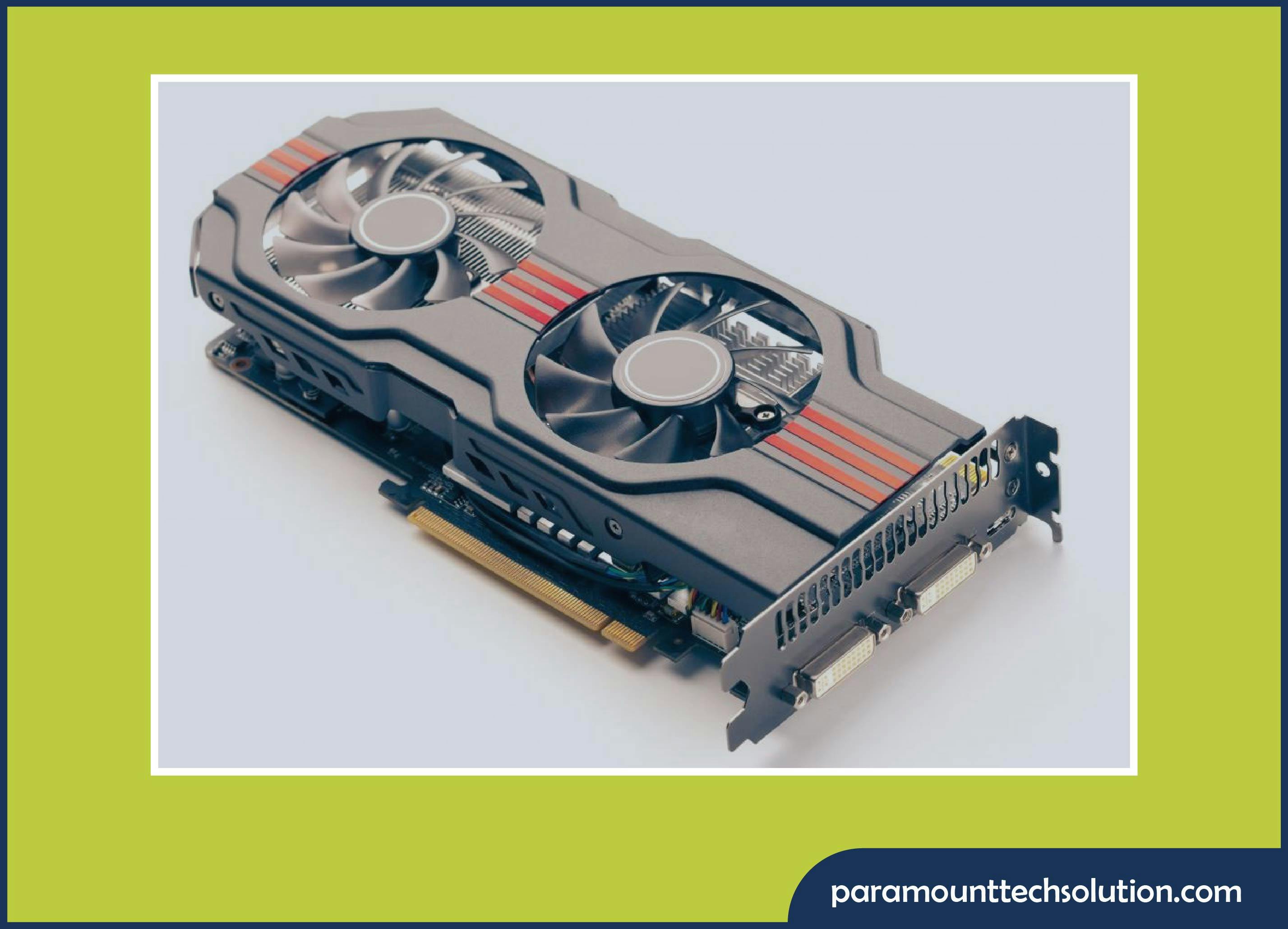 A failing GPU leads to a permanent black line in the display.