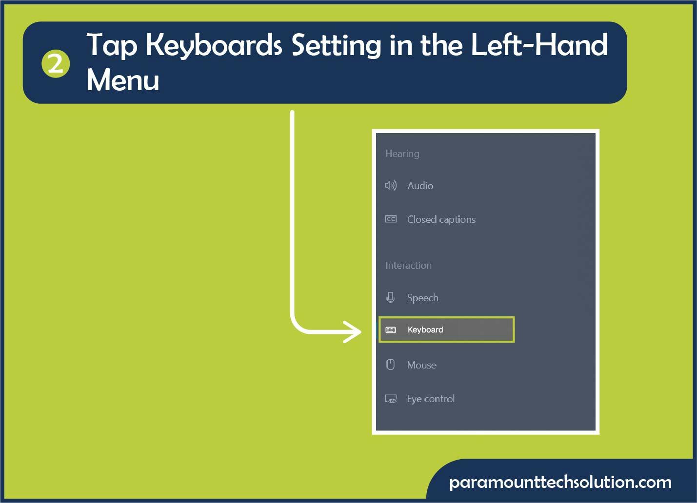how to turn sticky keys off