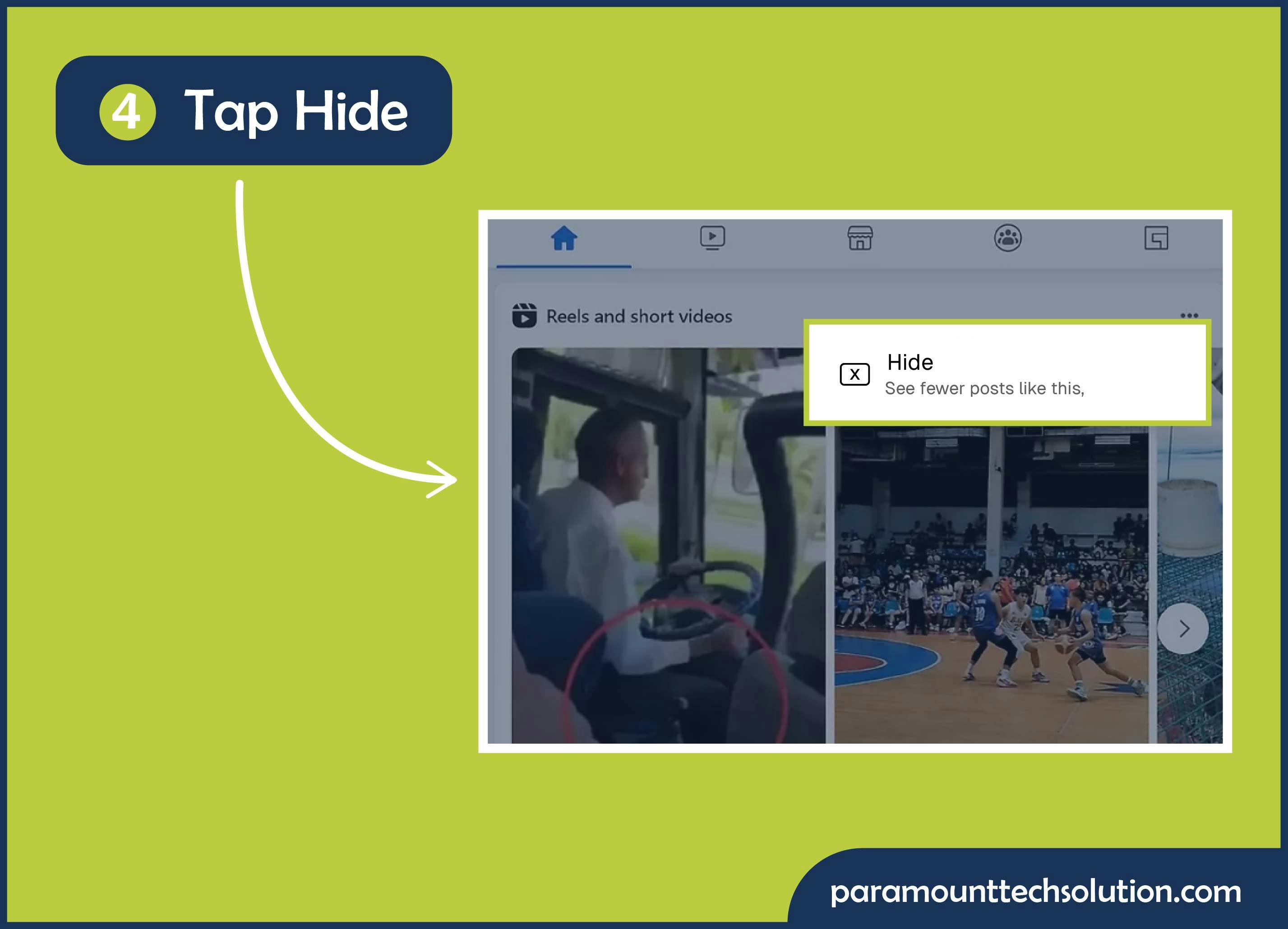 How to hide reels on Facebook