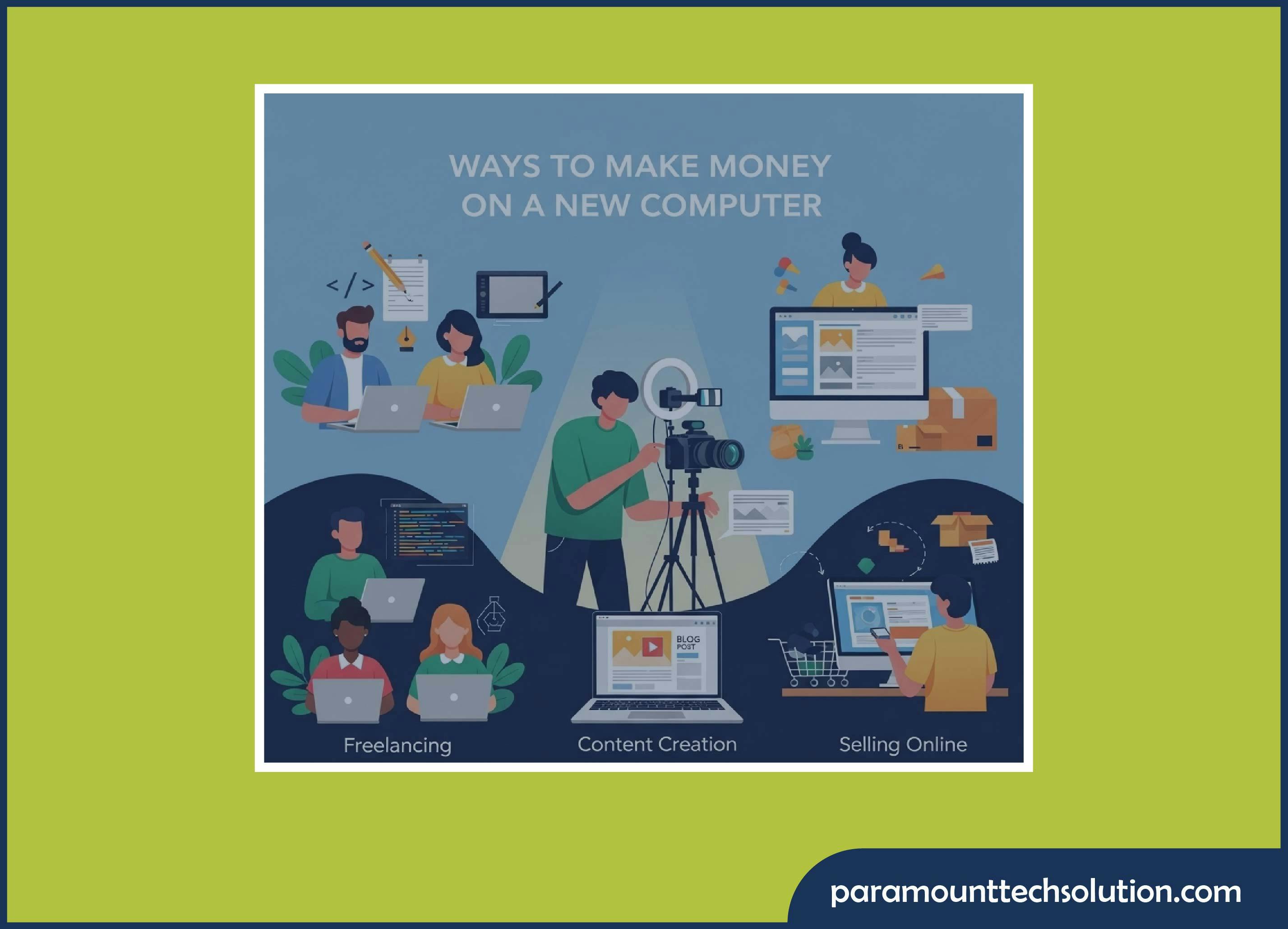 Ways to Make Money on a New Computer