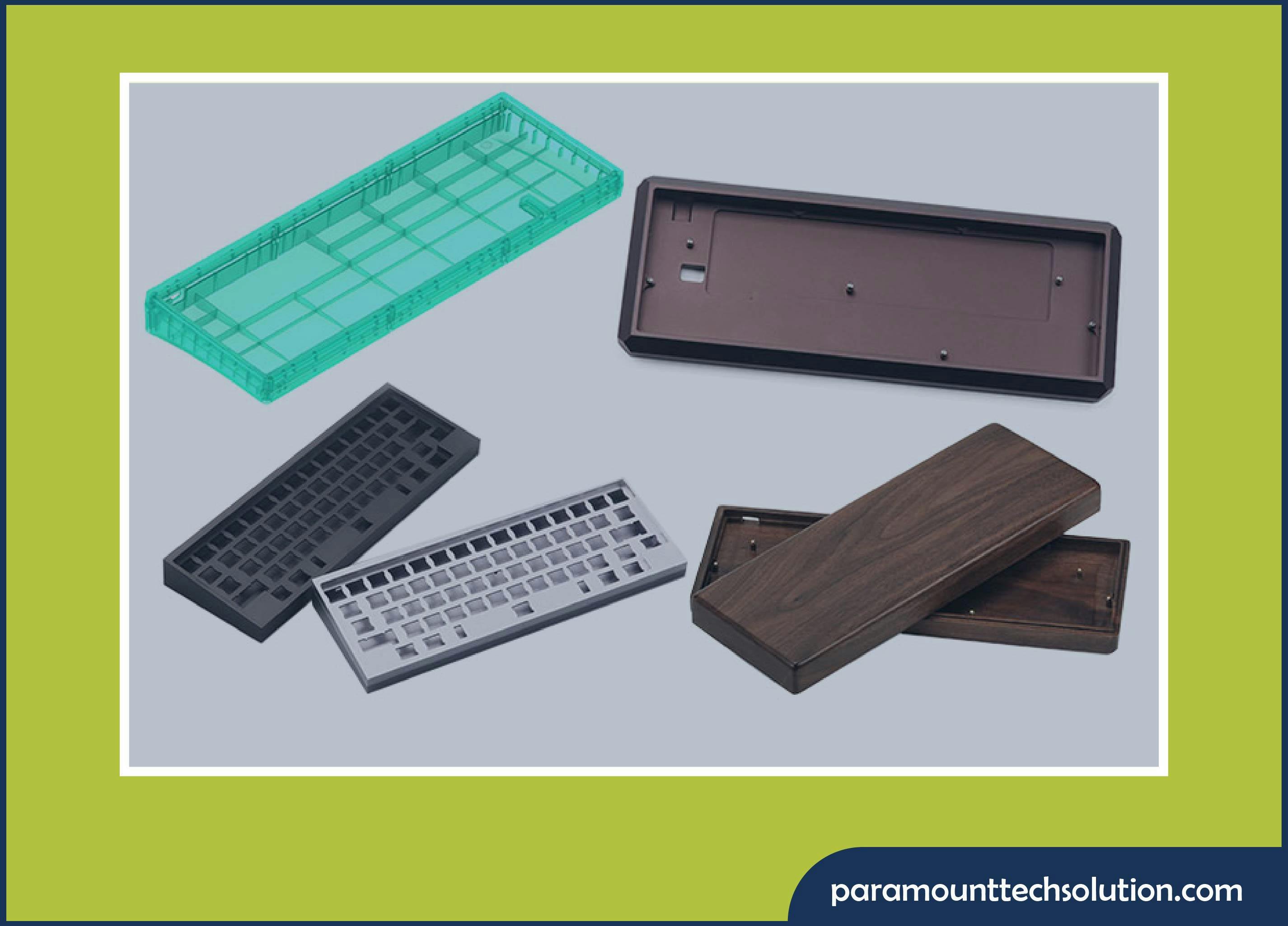 A custom keyboard’s case
