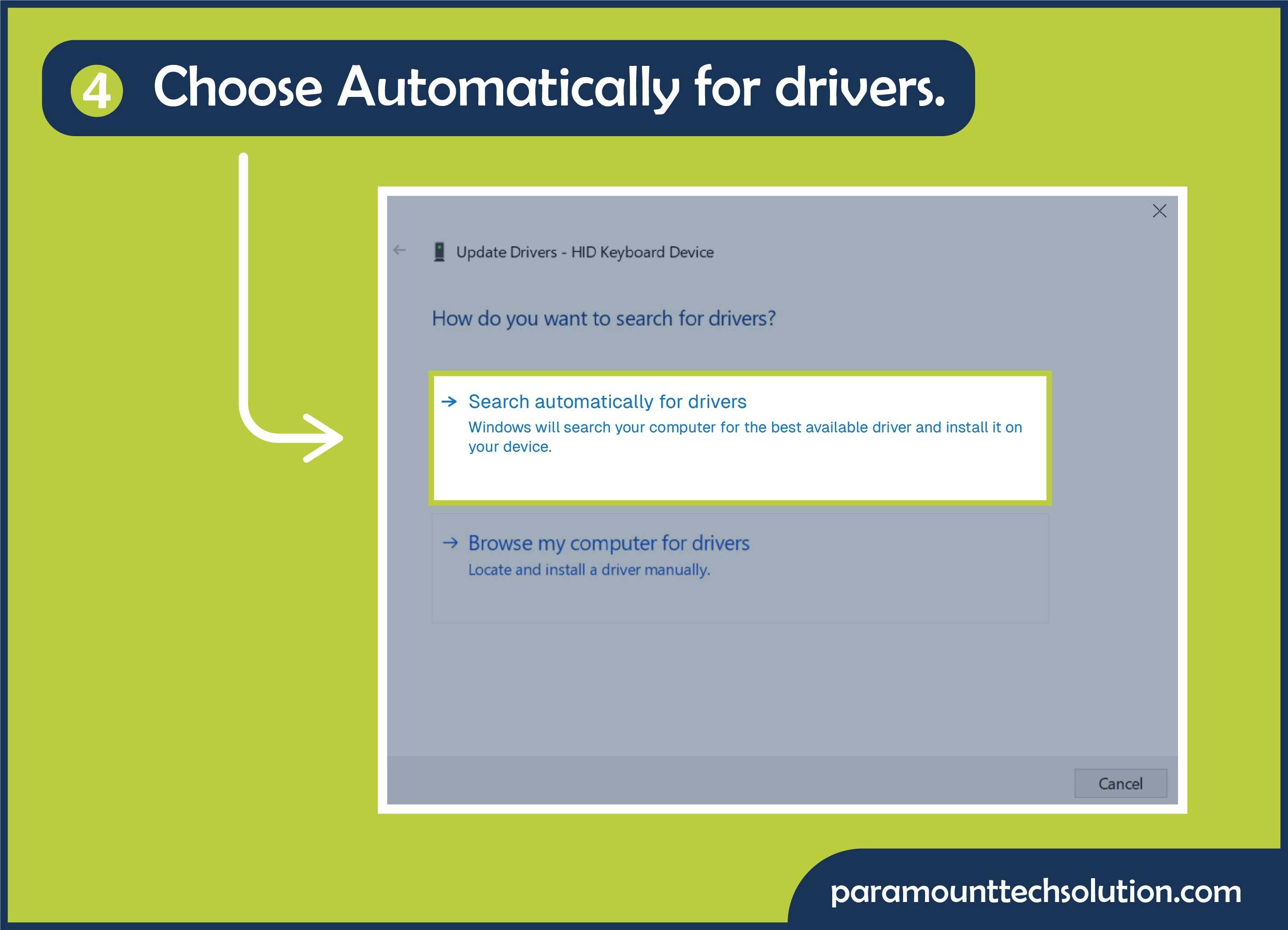 Choose automatically for drivers