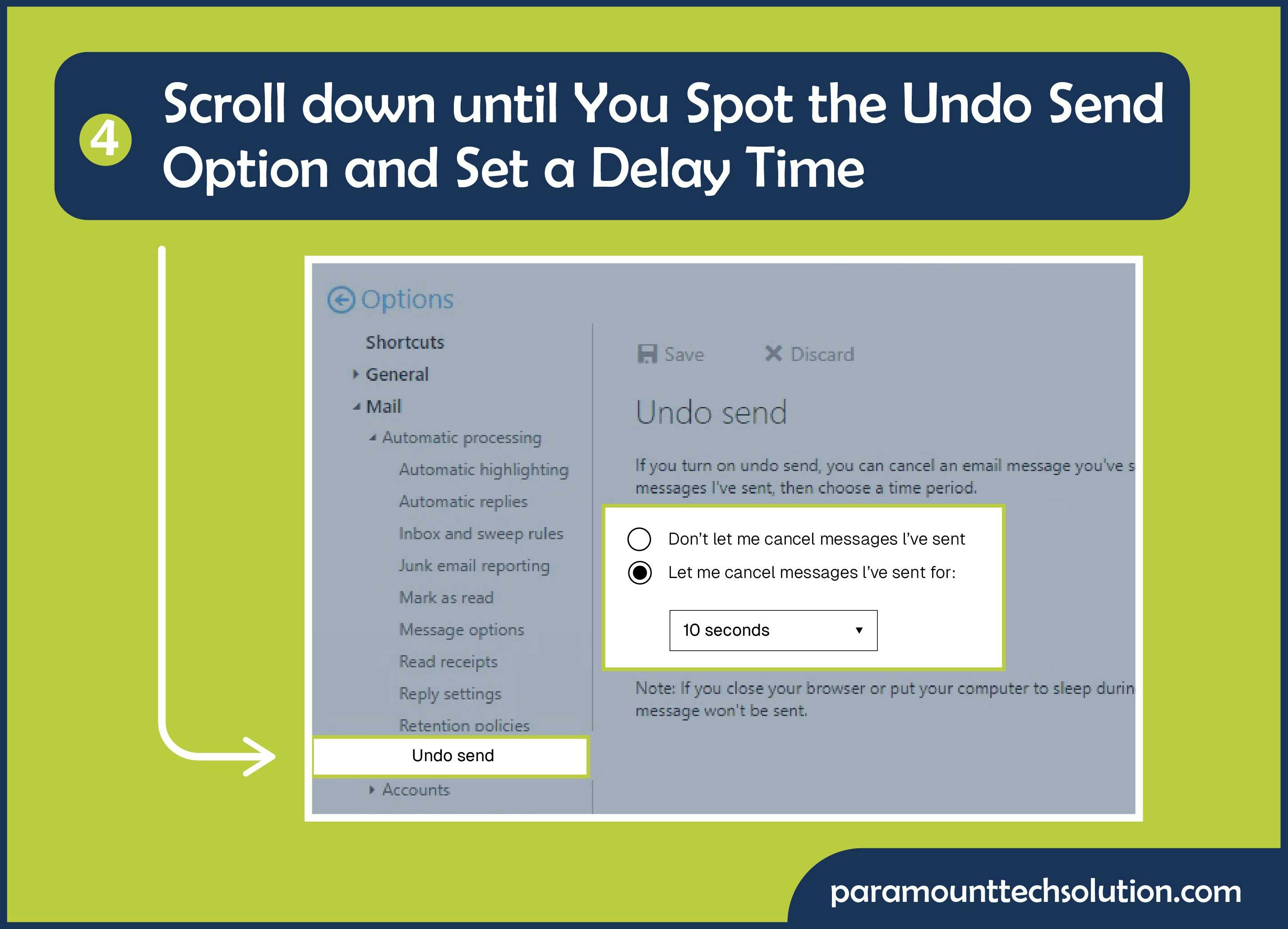 retracting emails on outlook