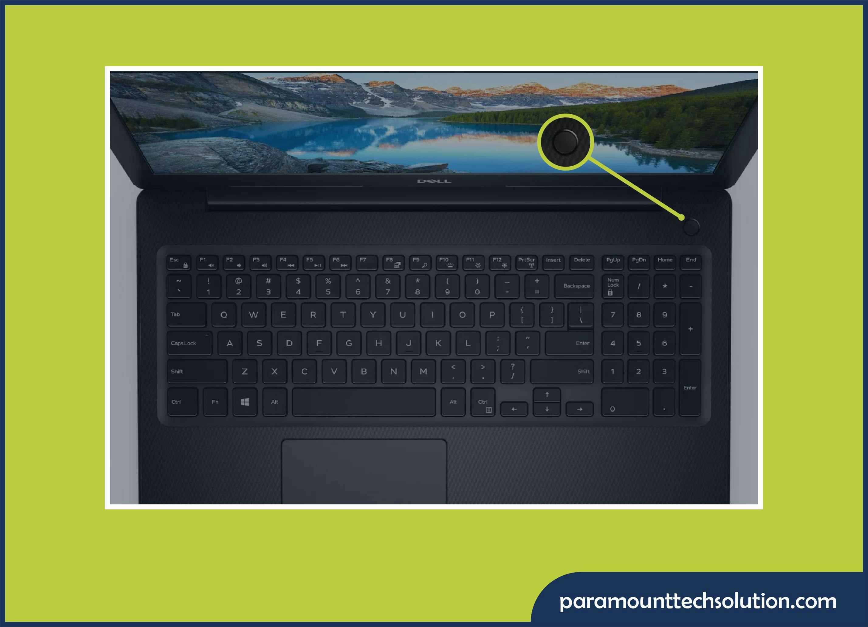 Dell screen black with keyboard light up