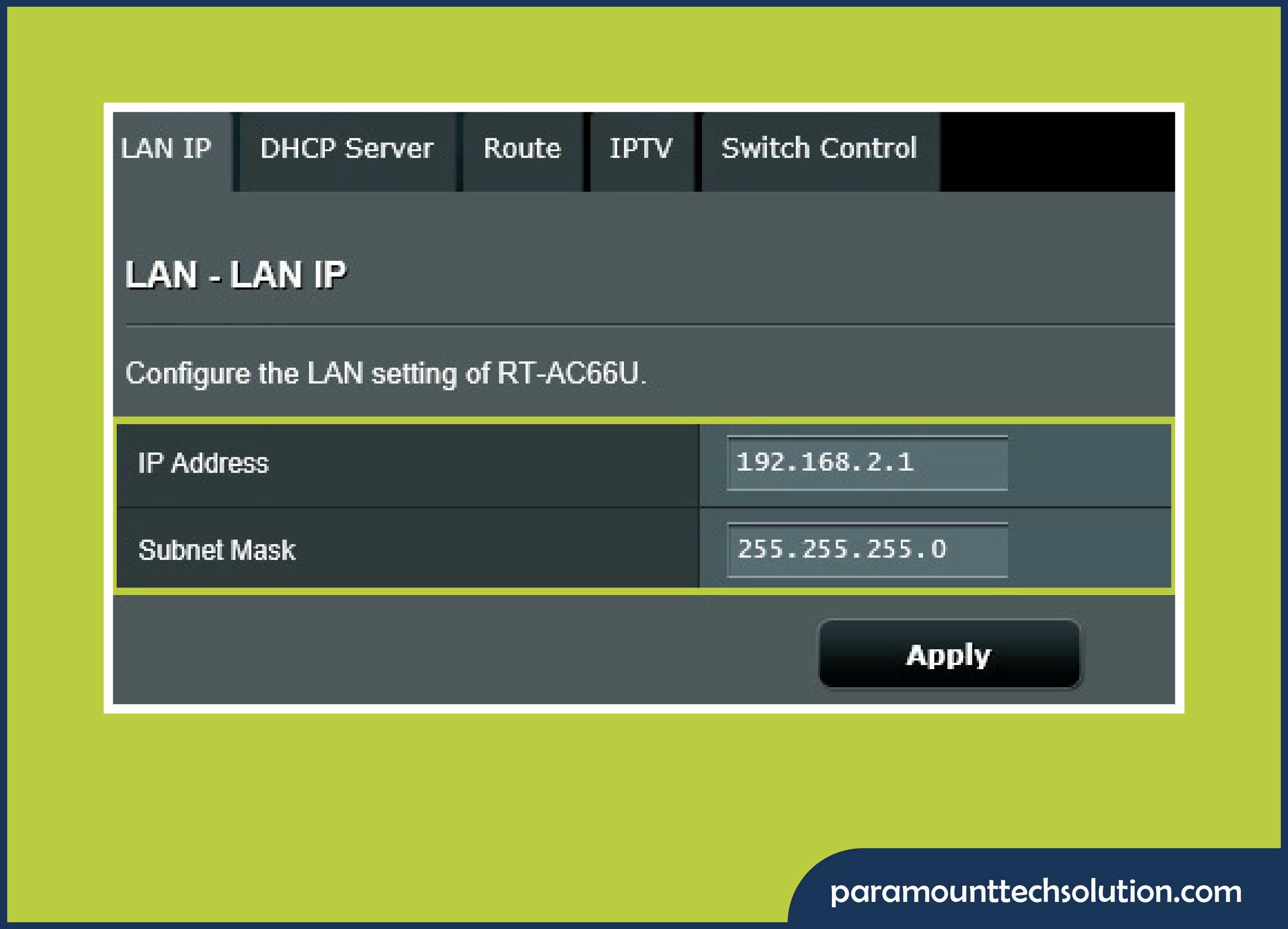 How to Check Subnet Mask of IP–router