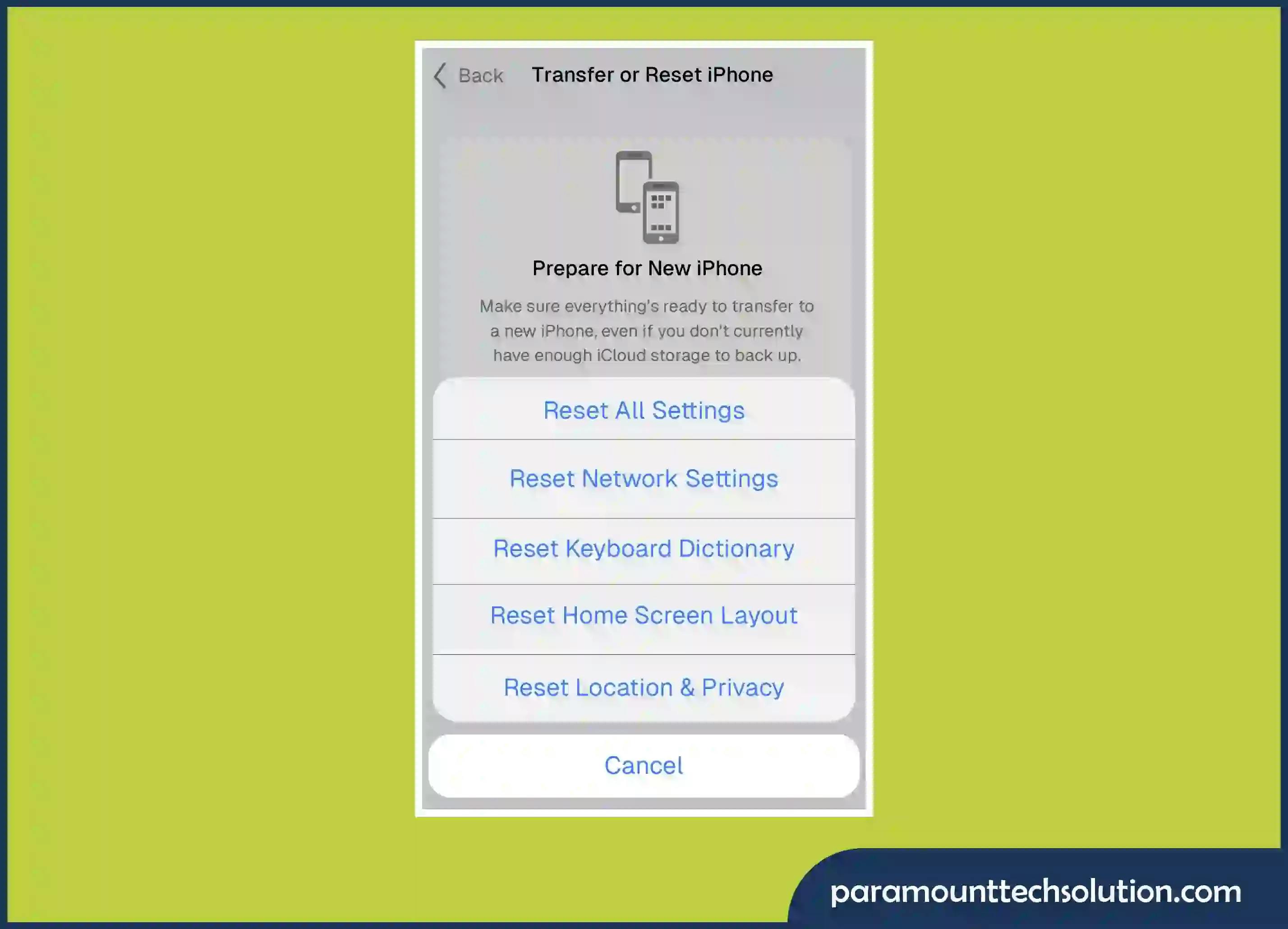iPhone Network Settings Prevent Content from Loading