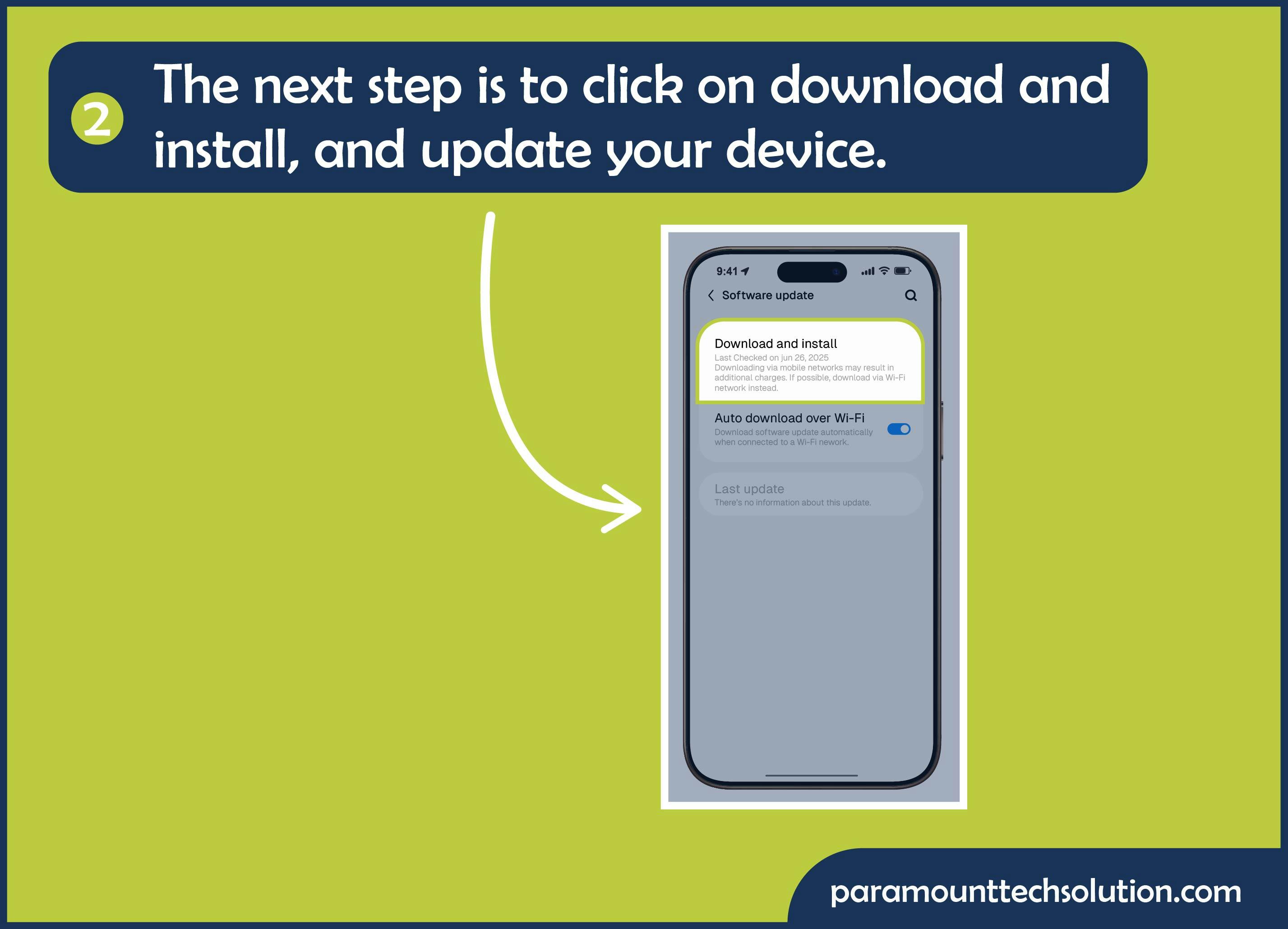 Updating device for hotspot issues