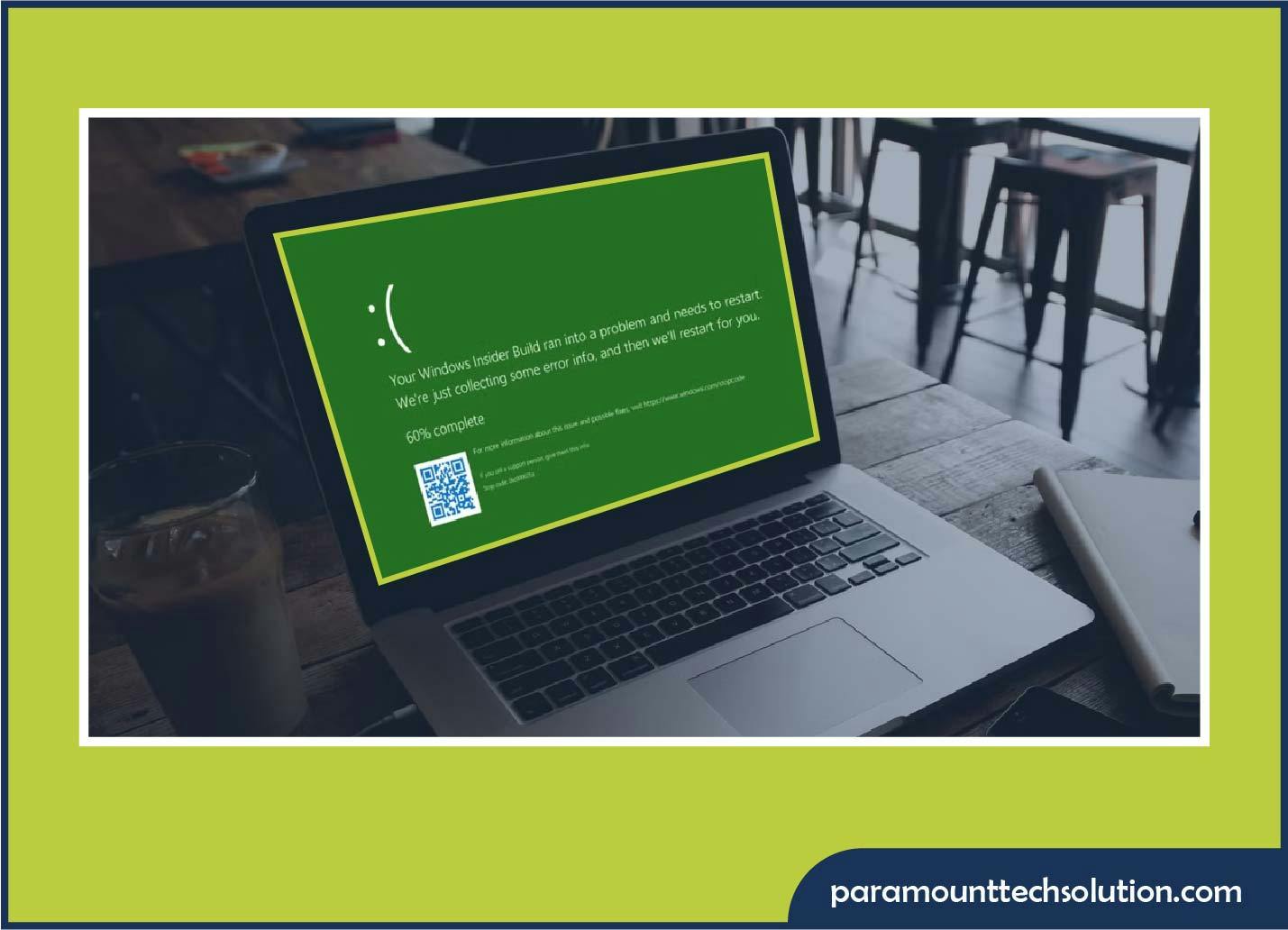 What do Windows 10  green side panels