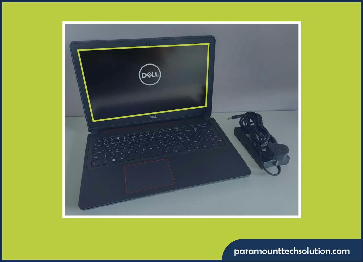 Windows 10 screen turns black after showing the green side panel